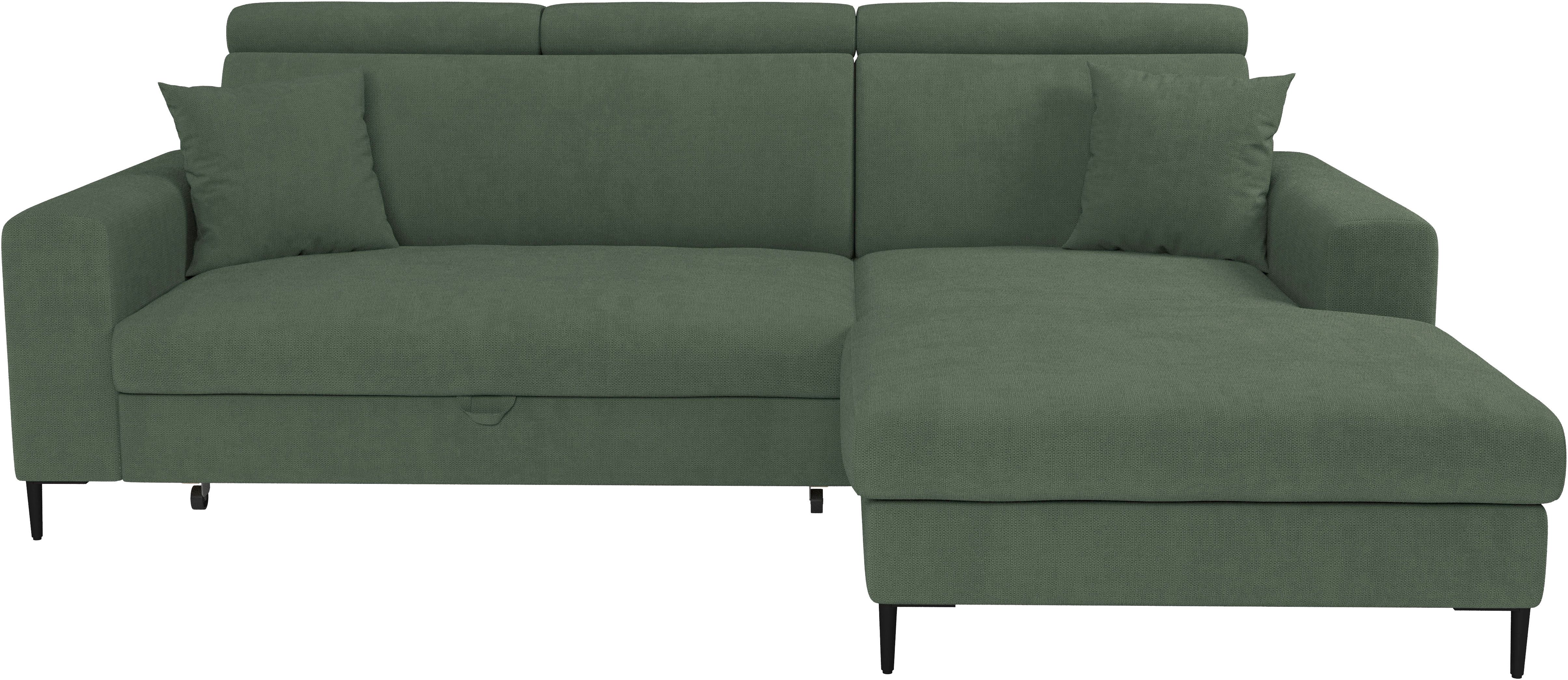 Trends by HG Ecksofa Nizza, L-Form, B: 250cm, mit Schlaffunktion und Bettkasten