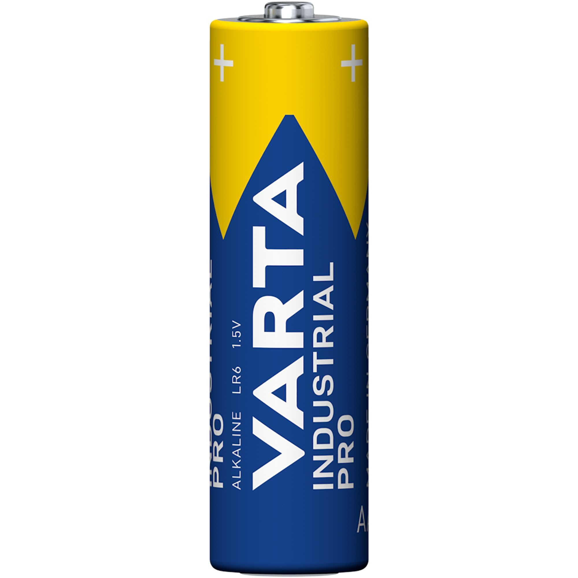 VARTA AA Batterien LR6 Mignon Industrial Pro Alkaline 40 Stück Batterie, (1.5V V), lange Lagerfähigkeit, umweltfreundlich verpackt, Vorratspack
