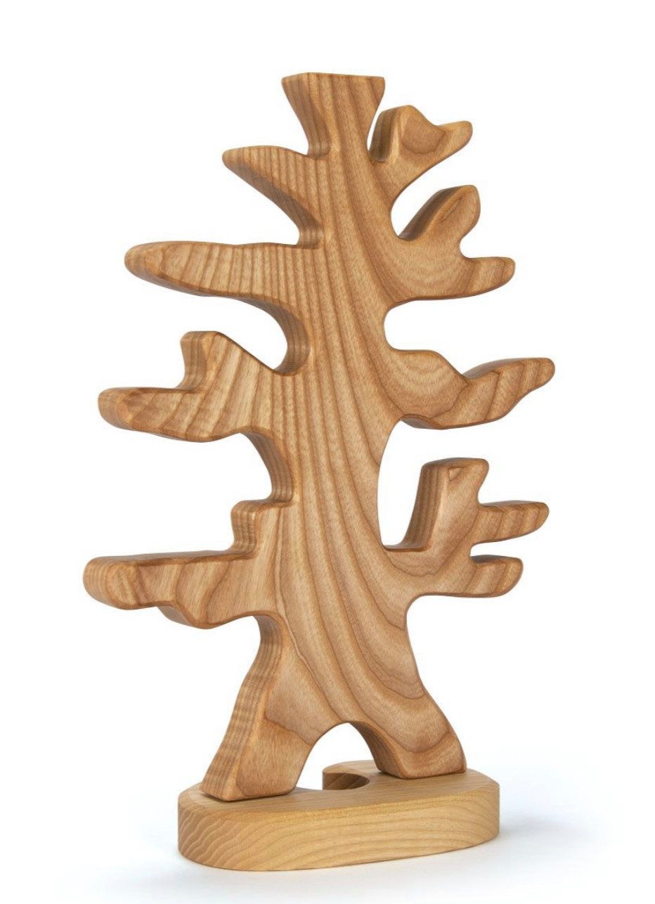 Ostheimer Spielfigur Vogelbaum mit Stütze aus Holz, für viele Vögel von Ostheimer, (Set, 2-tlg., 1), Made in Germany
