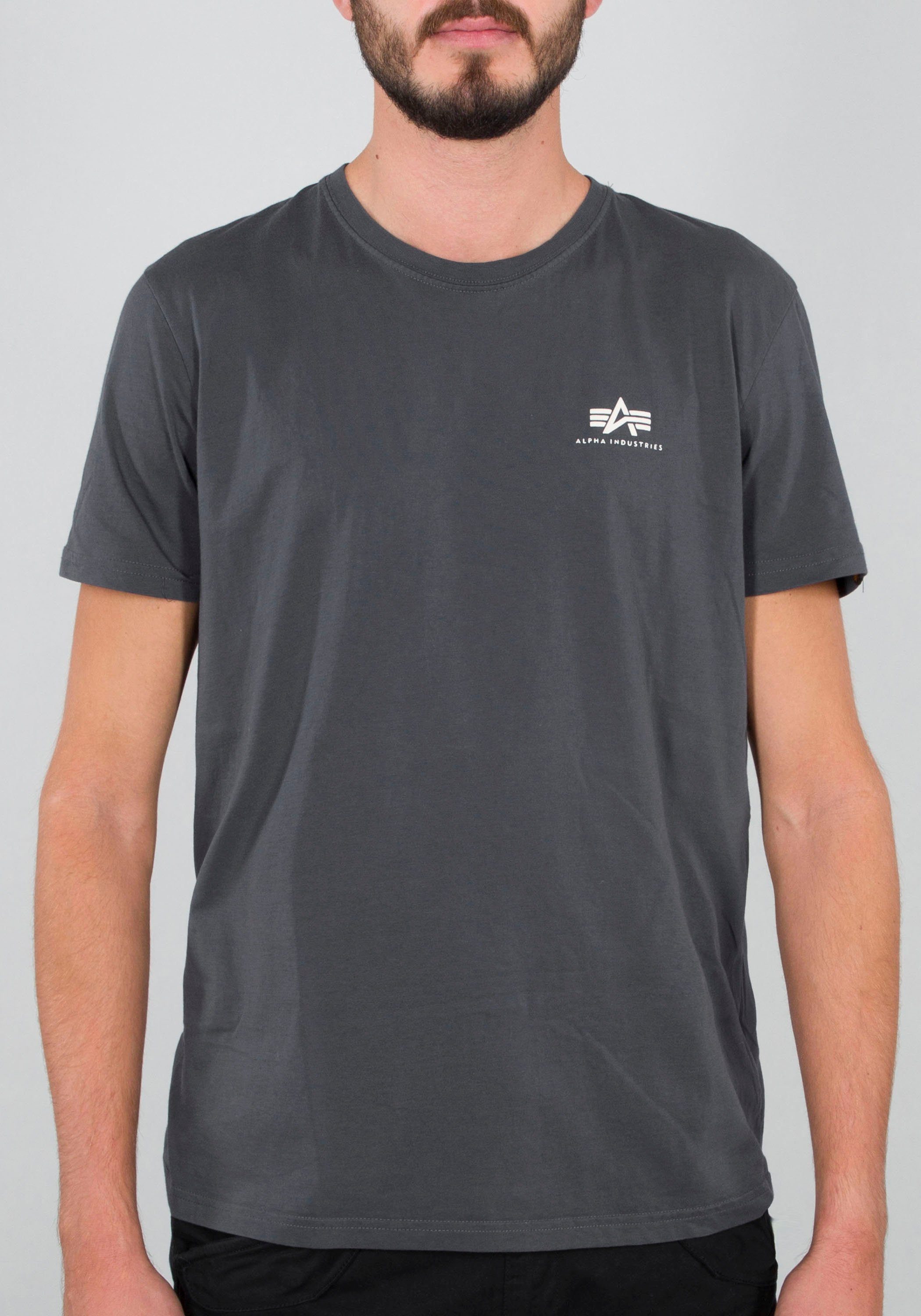 Alpha Industries Rundhalsshirt BASIC T SMALL LOGO