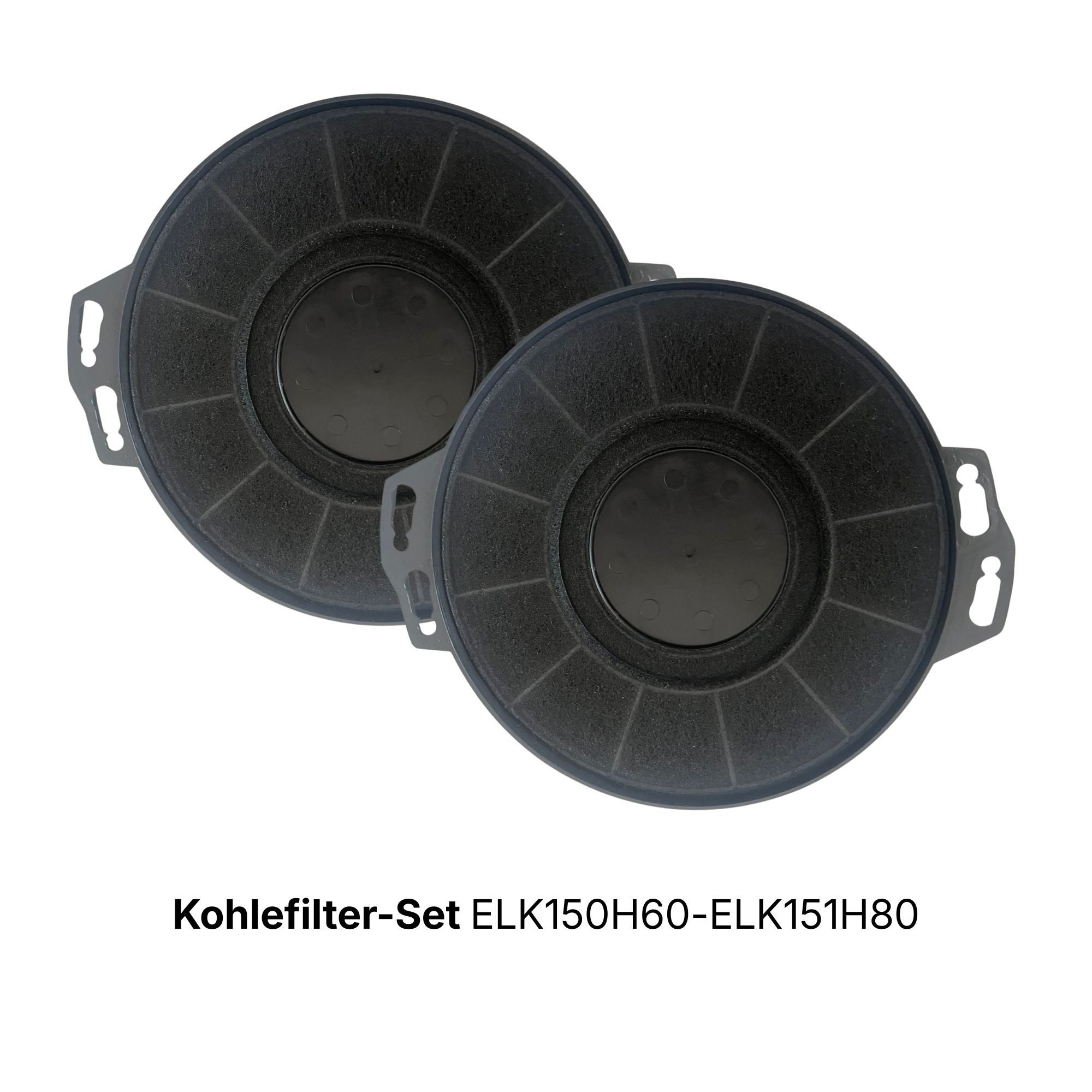 KB Elements Aktivkohlefilter Kohlefilter Set ELK150H60, ELK151H80, ELK150H60, ELK151H80