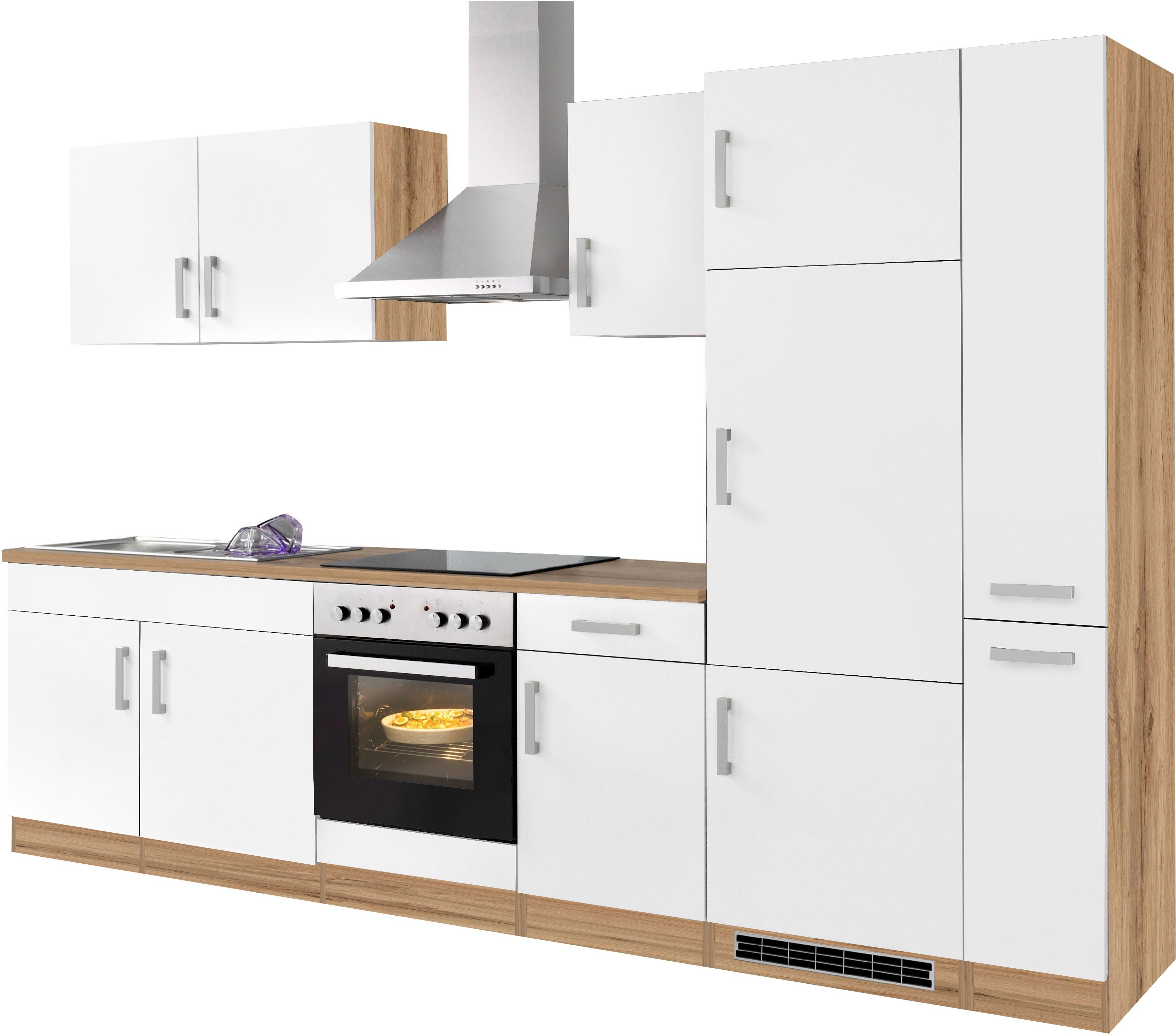 KOCHSTATION Küchenzeile KS-Toronto, Breite 300 cm, mit E-Geräten günstig online kaufen