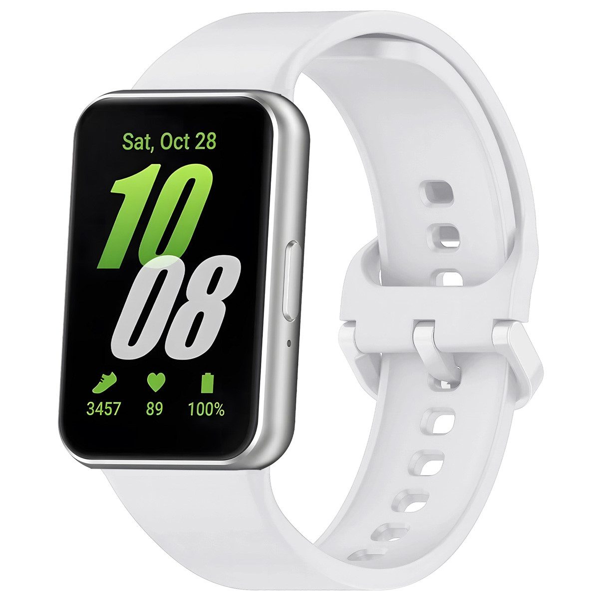 imoshion Smartwatch-Armband imoshion Silikonband für das Samsung Galaxy Fit 3 - Weiß