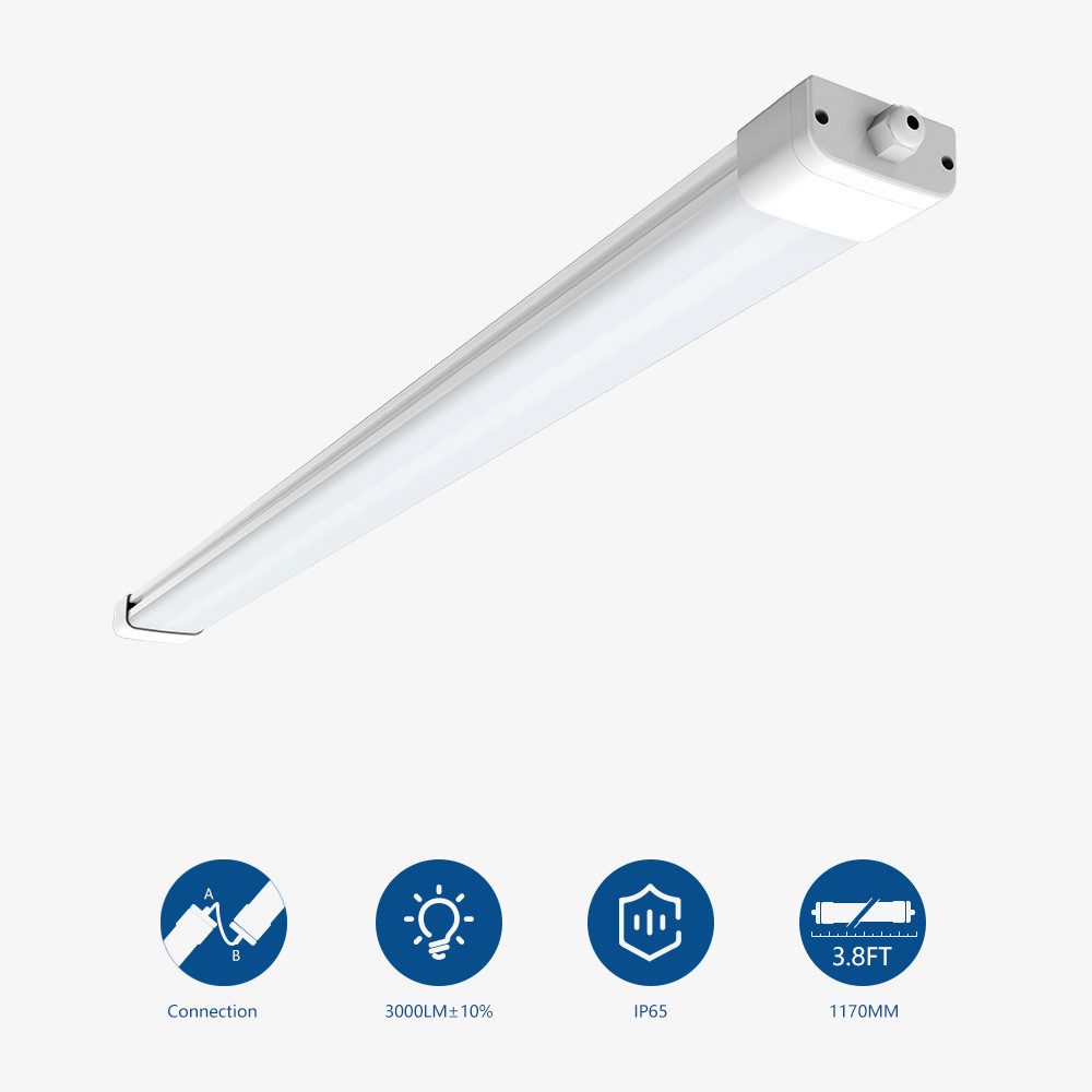 Auralum LED Deckenleuchte 36W LED Feuchtraumleuchte günstig online kaufen