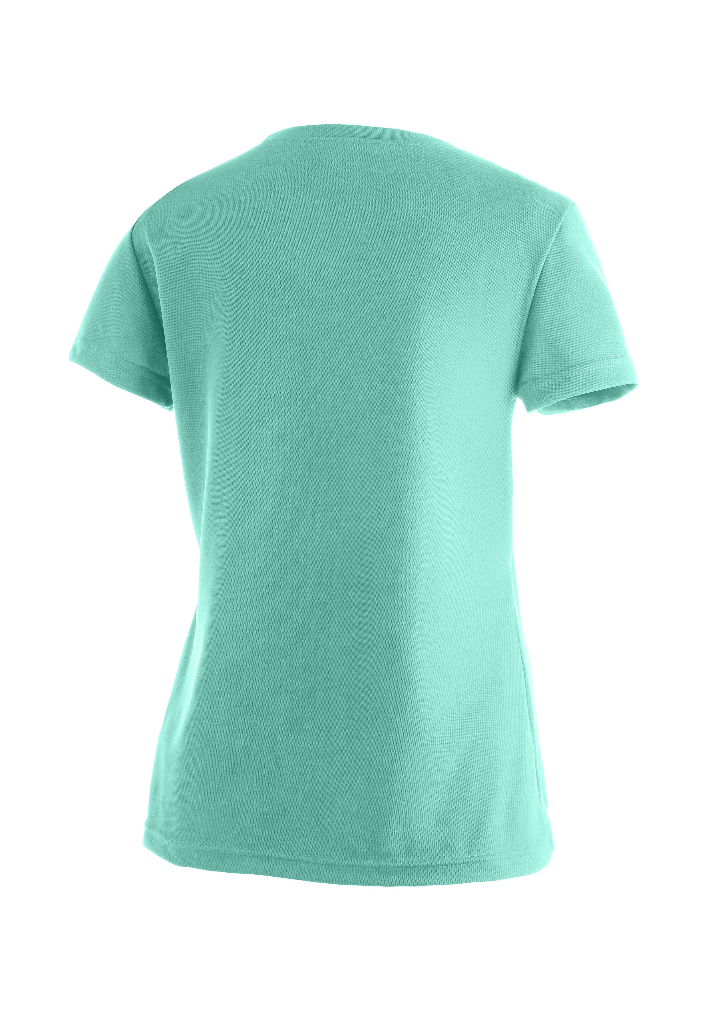 Maier Sports T-Shirt Waltraud Damen Kurzarmshirt, leichtes Sommer Funktionsshirt, Rundhals, Reg Fit
