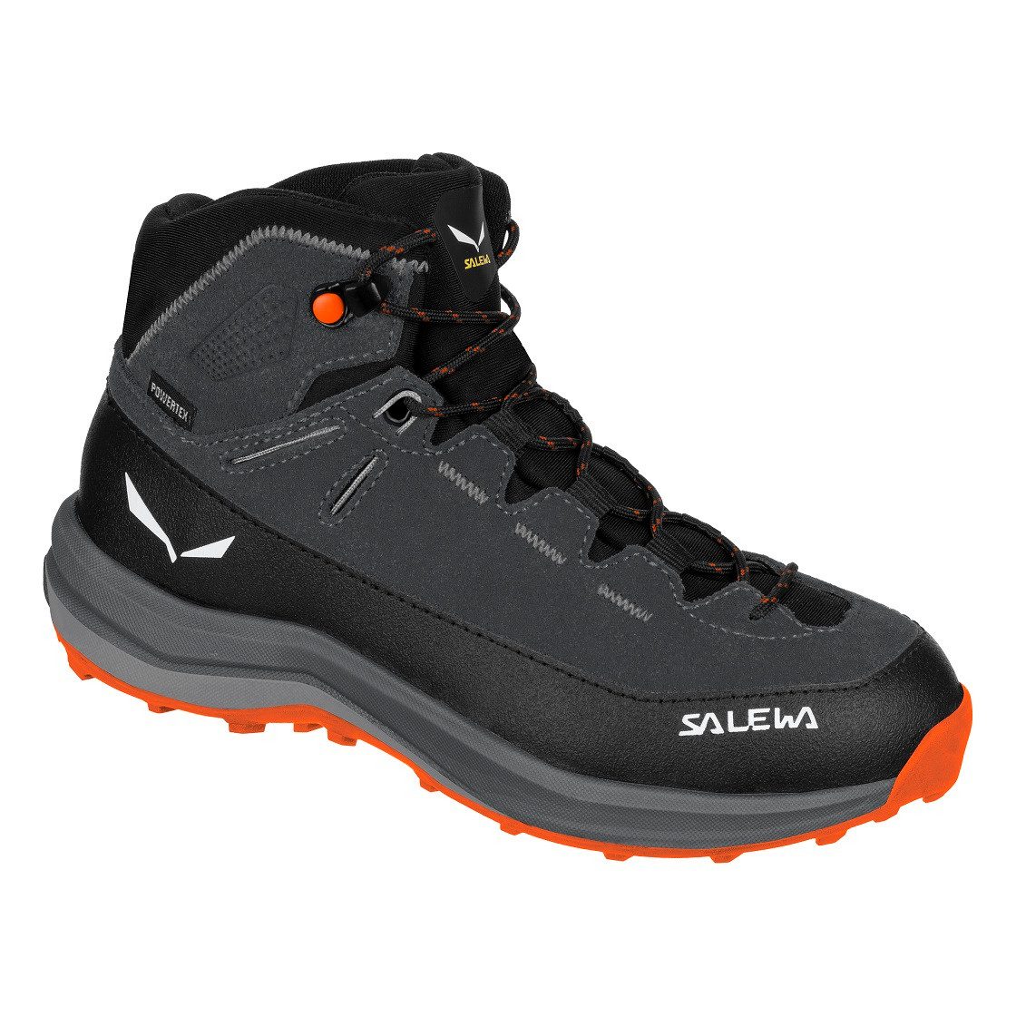 Salewa MTN Trainer 2 Mid PTX (Powertex, wasserdicht) schwarz Kinder Wanderschuh