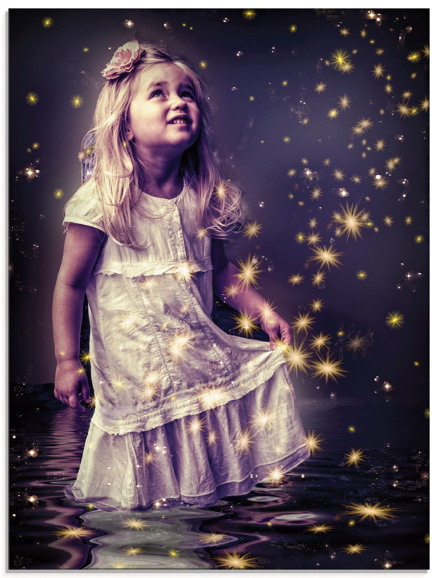 Artland Glasbild Märchen - Sterntaler, Geschichten & Märchen (1 St), in verschiedenen Größen