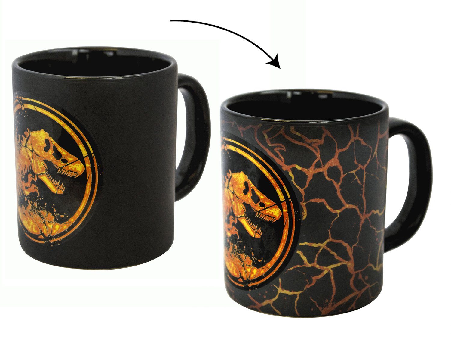 Joy Toy Tasse Jurassic World Dominion Thermo effekt Tasse, Magic Mug