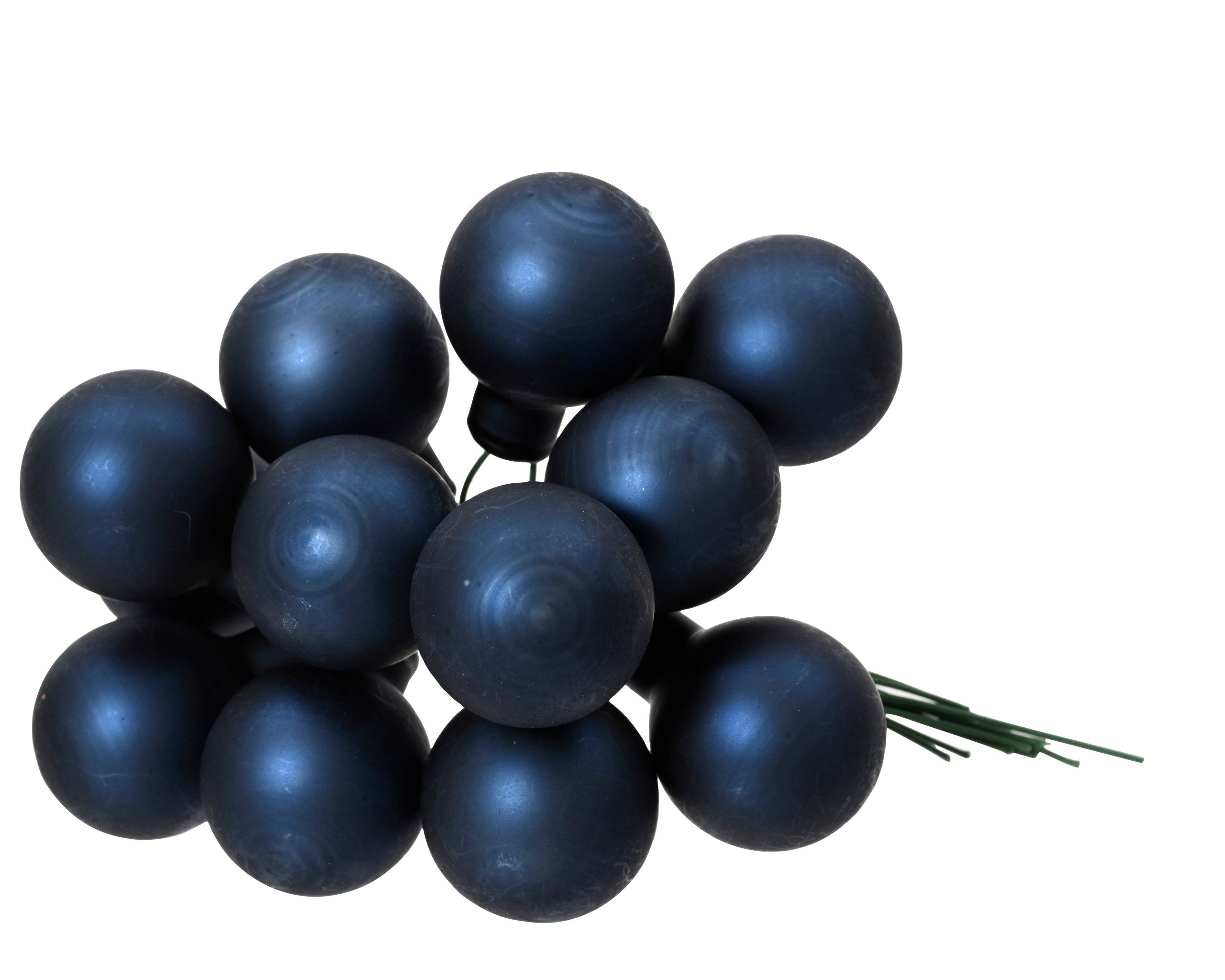 Kaemingk Weihnachtsbaumkugel, Weihnachtskugeln am Draht 2,5cm Glas 12 Stück günstig online kaufen