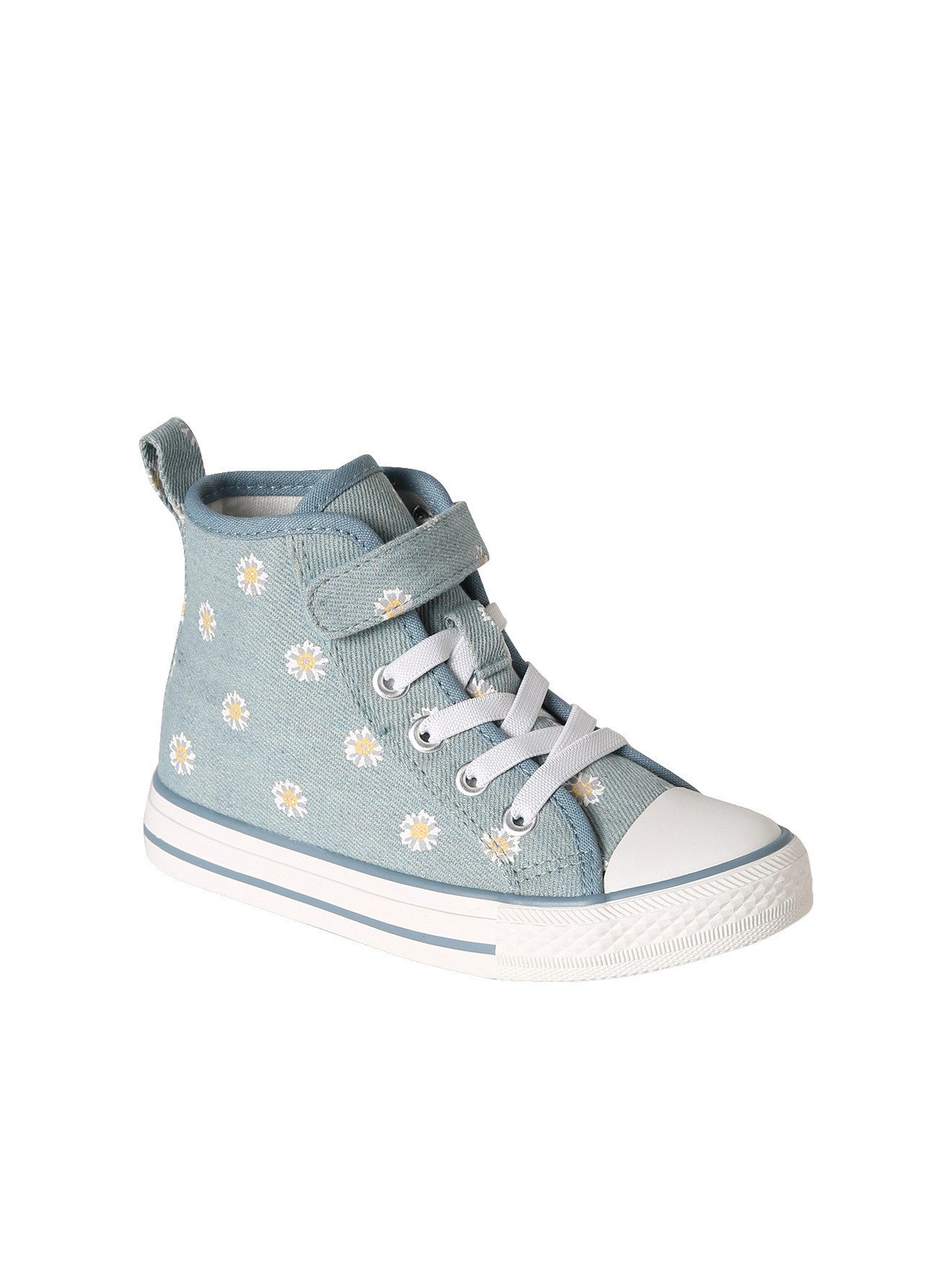 vertbaudet Hohe Stoffsneakers mit Anziehtrick Kinder Sneaker – Bild 3 von 5