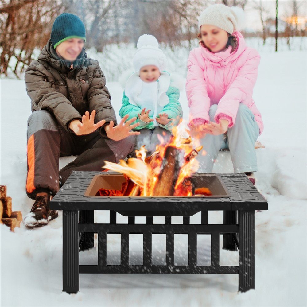 Yaheetech Fire Bowl, Fire Pit for Patio Tabletop Fireplace