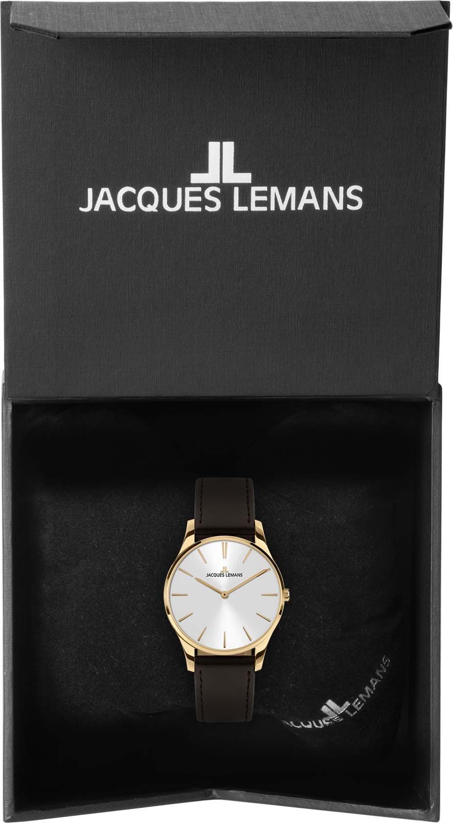 Damen Uhren Jacques Lemans Quarzuhr London, 1-2123F