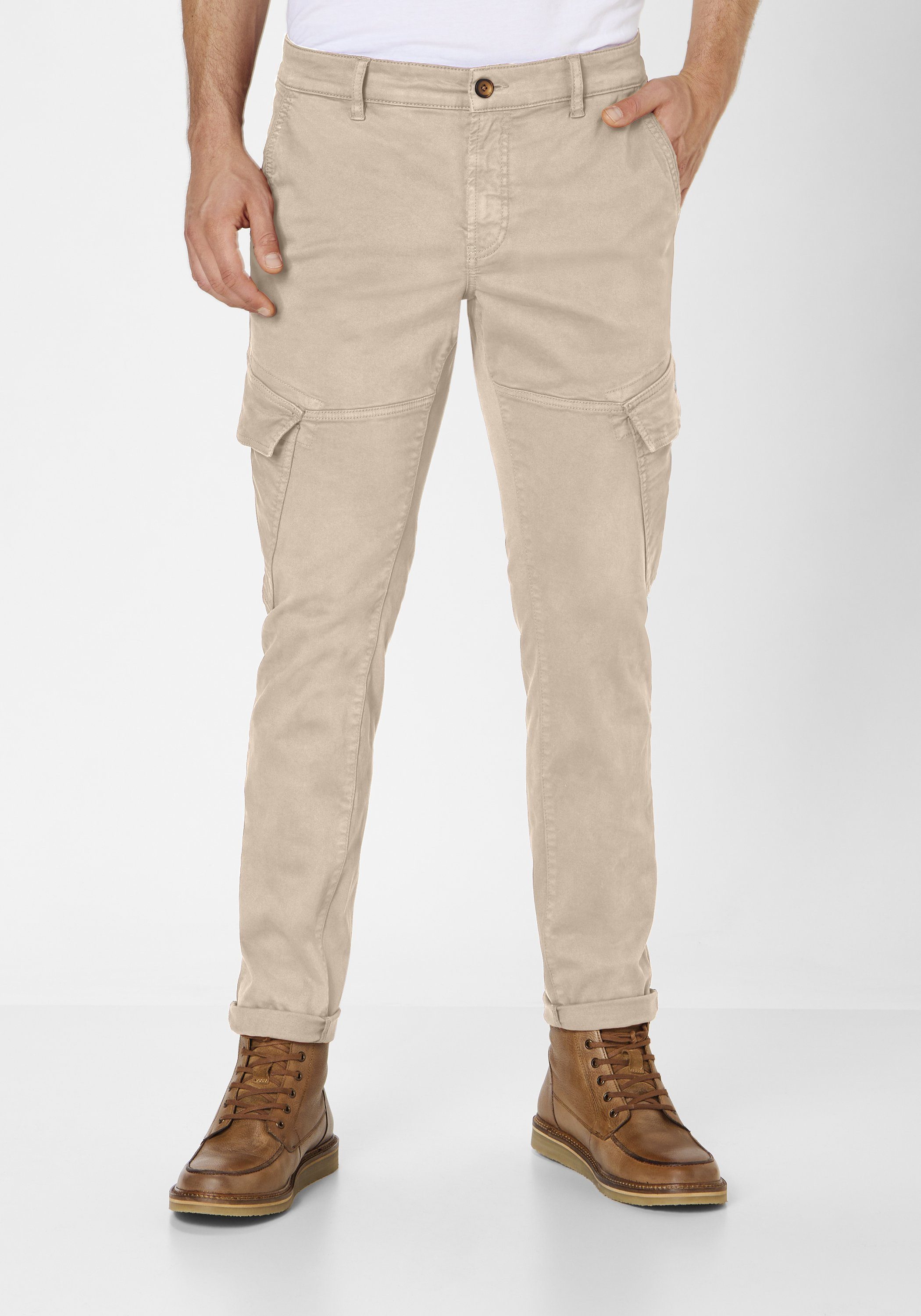 Redpoint Cargohose Kingston Tapered Fit Chinohose- 16 Shades Edition beige