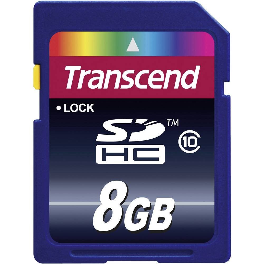 Transcend 8GB SDHC Karte Class 10 TS8GSDHC10 Speicherkarte