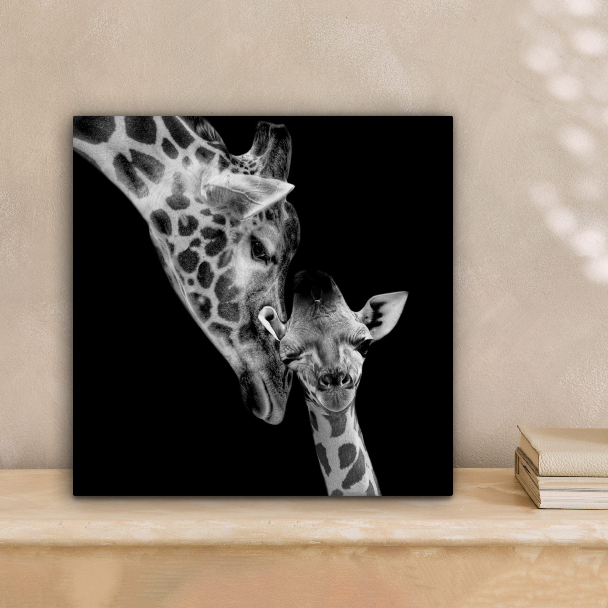 OneMillionCanvasses® Leinwandbild Porträt - Giraffe - günstig online kaufen