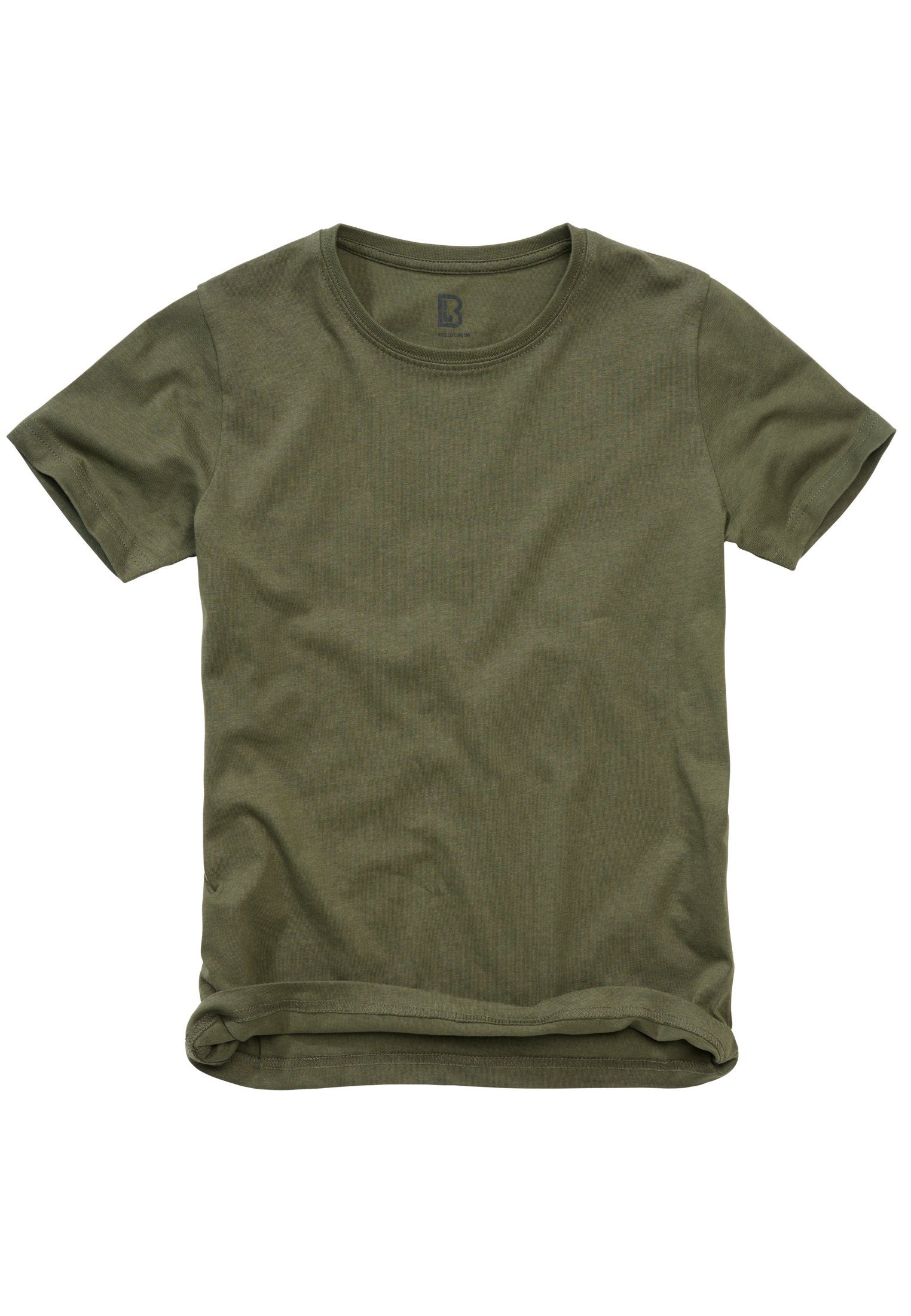 Brandit Kurzarmshirt Kinder Kids olive (1-tlg) T-Shirt