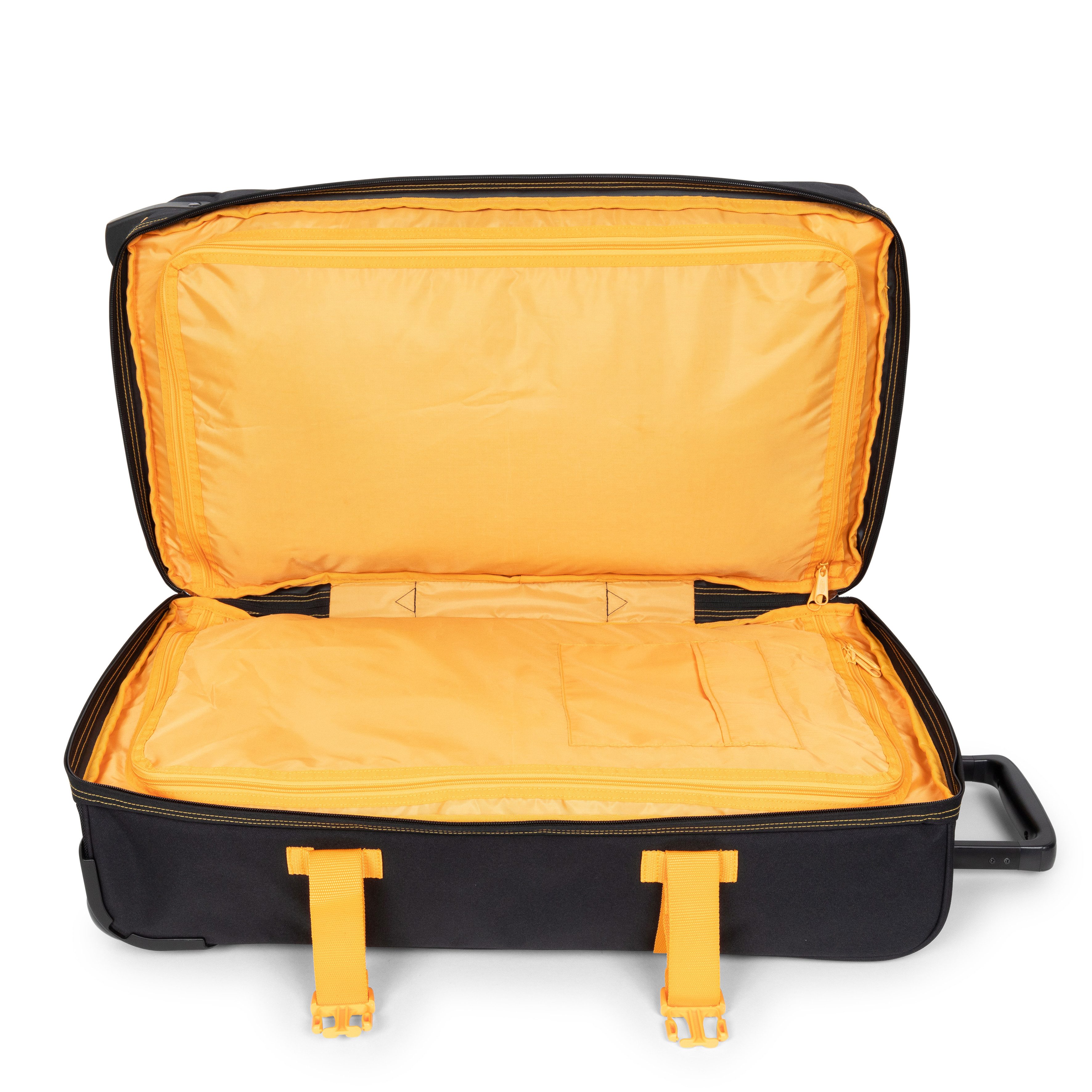 Eastpak Weichgepäck-Trolley TRANVERZ L Kontrast Mango, 2 Rollen, Reisegepäck Weichgepäck TSA-Schloss