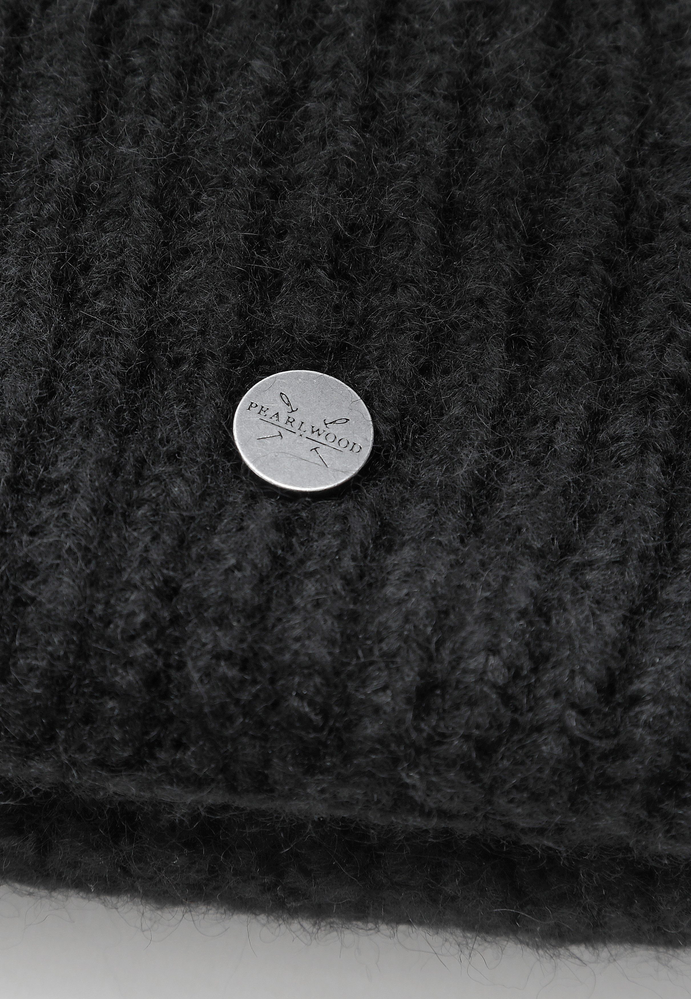 PEARLWOOD Strickmütze ZOE Feinripp, wärmend, breiter Umschlag