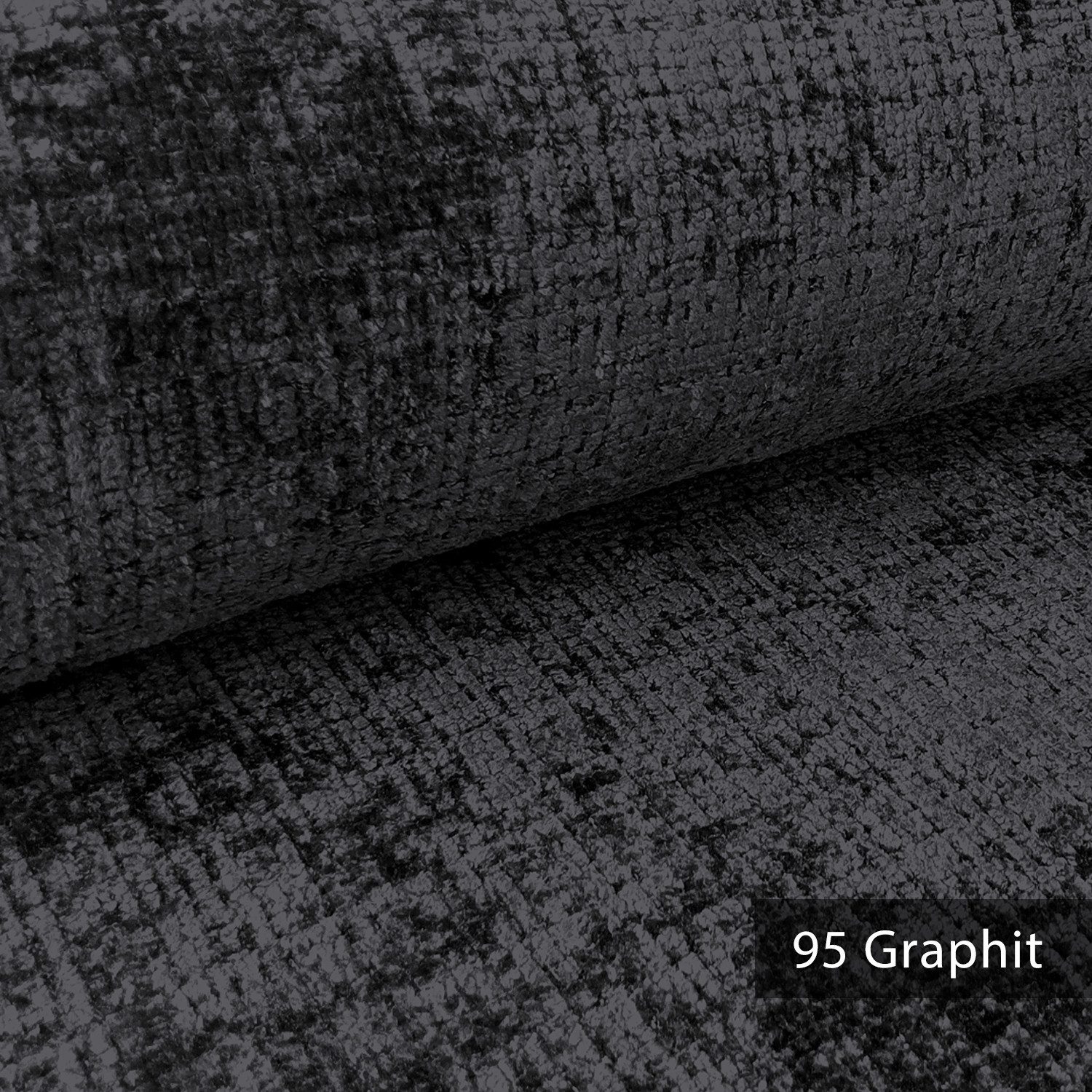 novely® Stoff CRETA Chenille-Stoff Polsterstoff Möbelstoff Bezugsstoff, Meterware, 1lfm