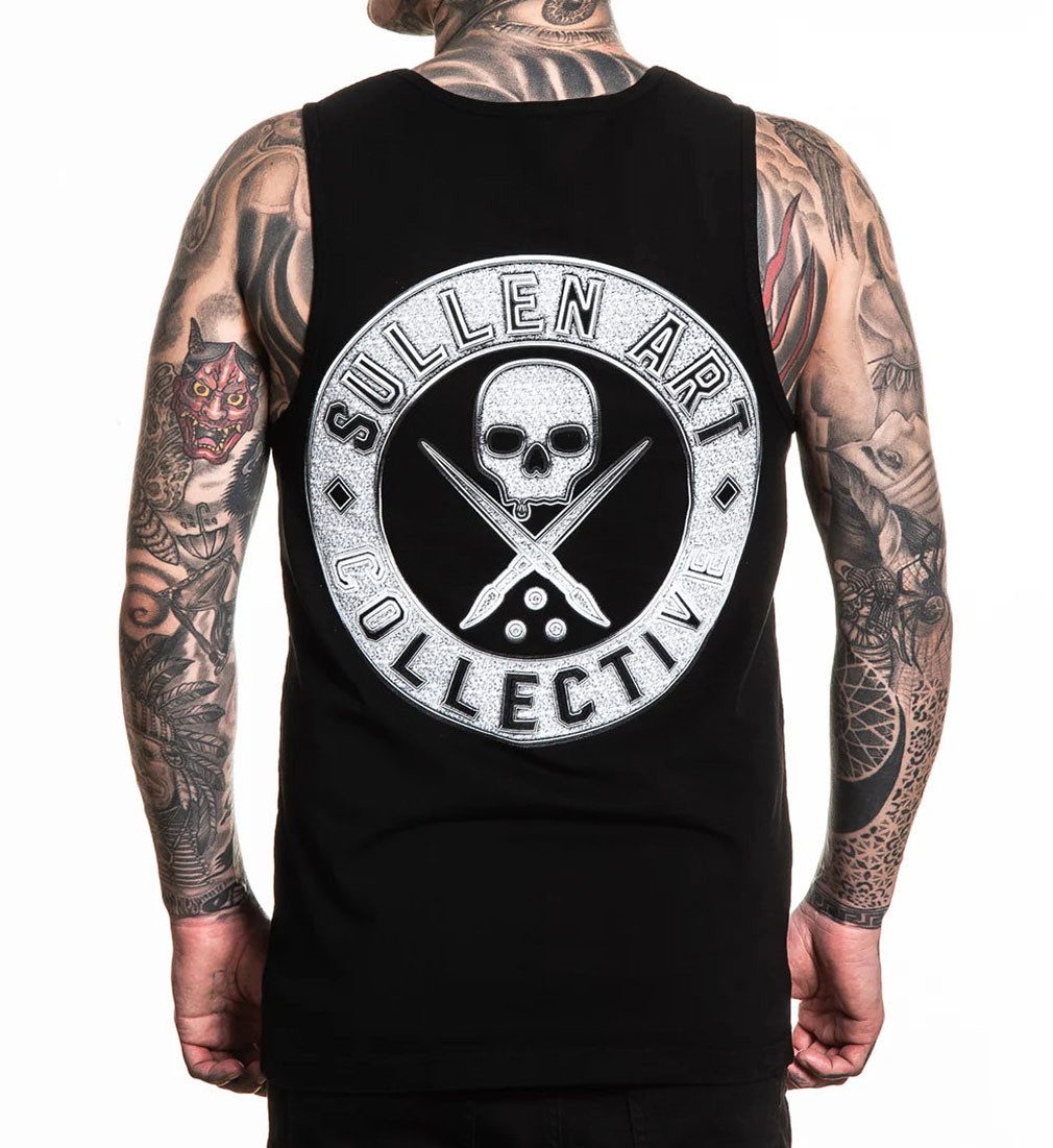 Sullen Clothing Tanktop Iced BOH Art Collective Tattoo Totenkopf Schädel Logo