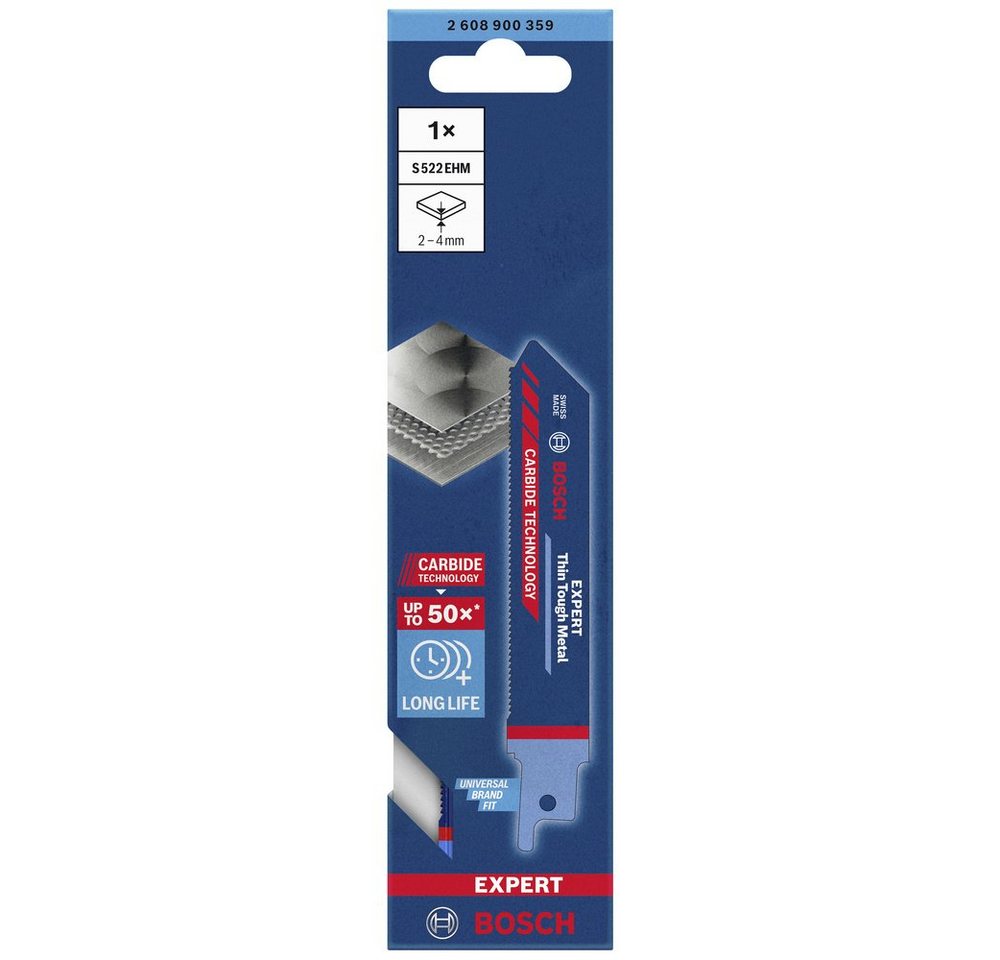 Thumbnail - Bosch Accessories Säbelsägeblatt Bosch Accessories 2608900359 EXPERT ‘Thin Tough Metal’ S 522 EHM Säbel