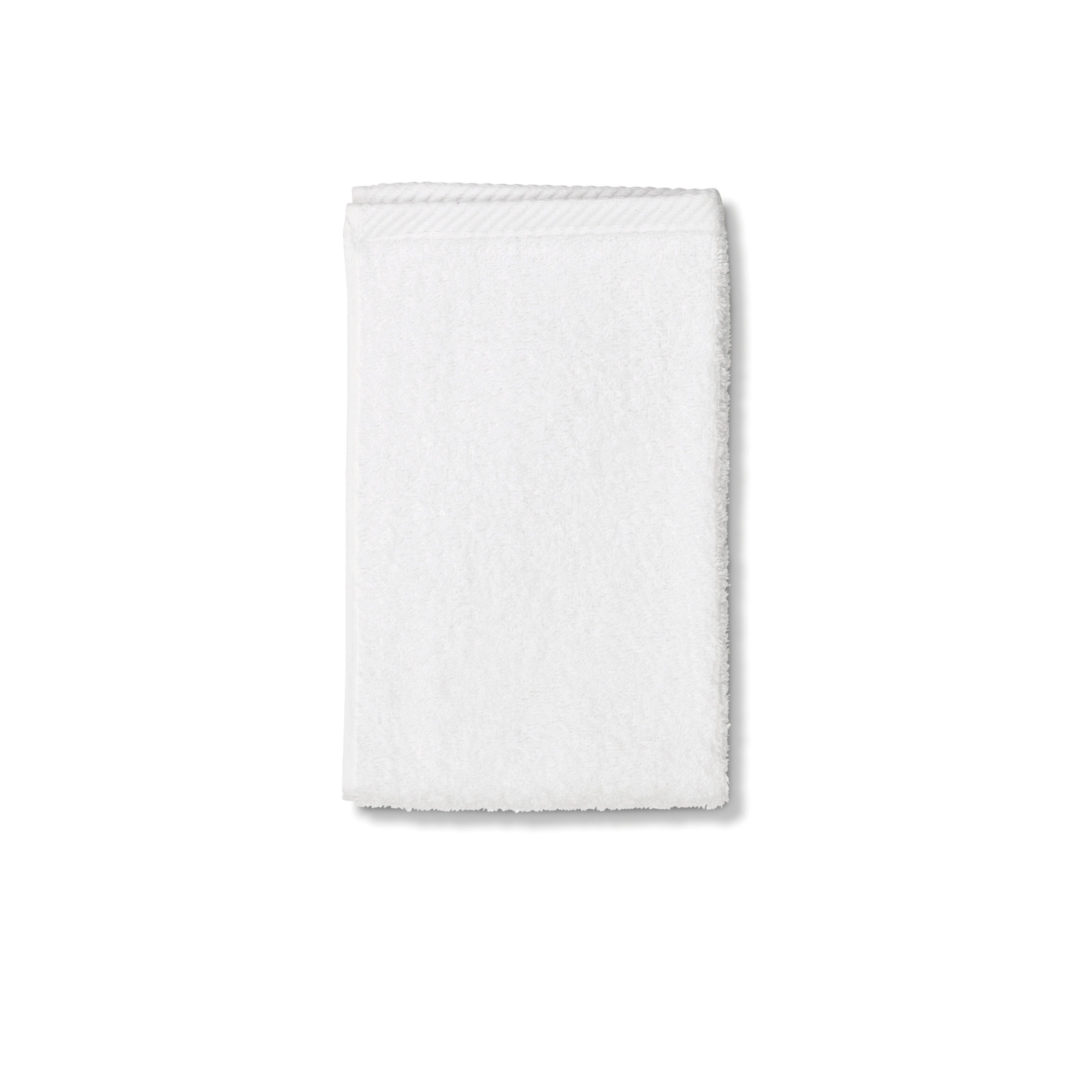 LADESSA, Handtuch Handtuch schneeweiß, Baumwolle (1-St), kela Serie kela rechteckig