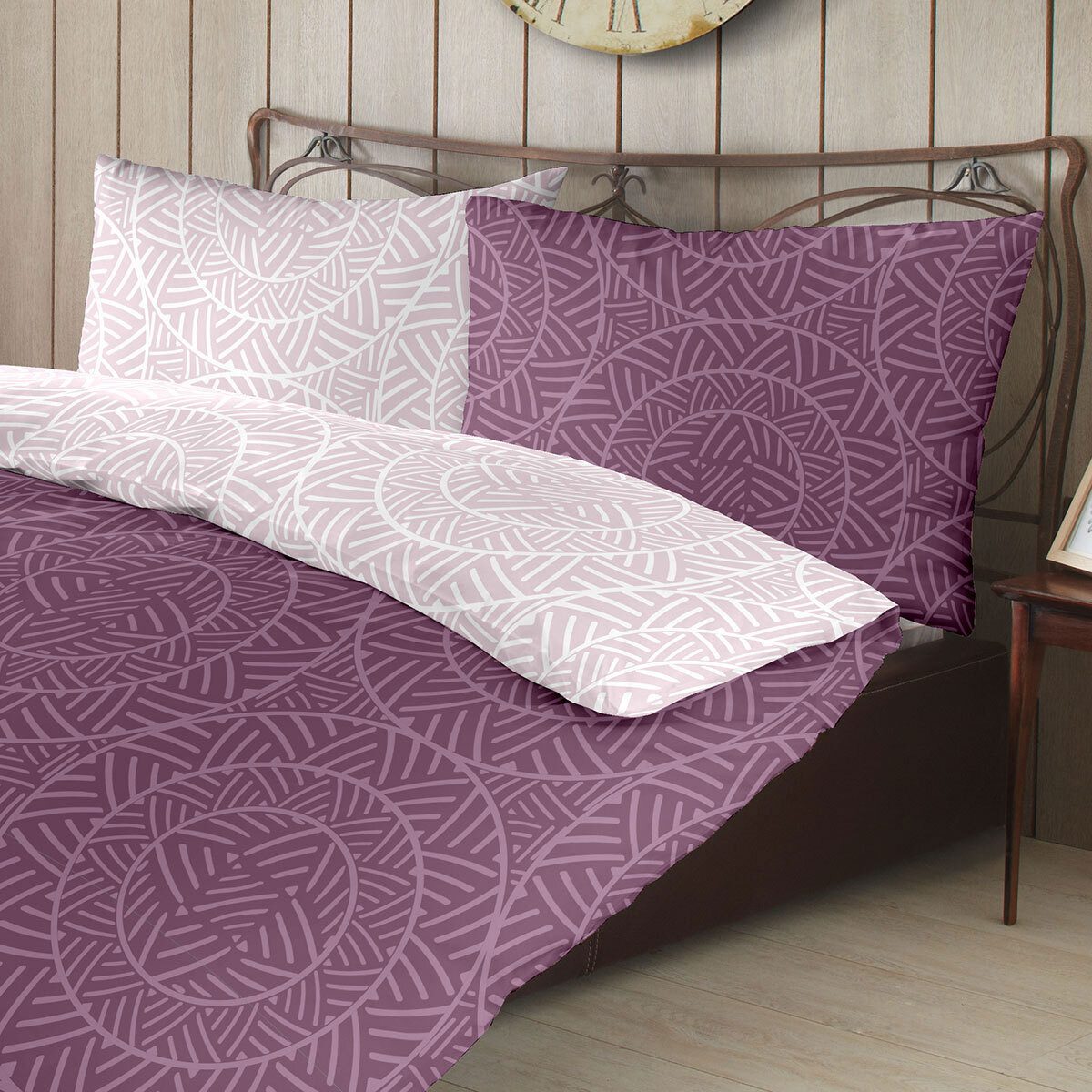 TRAUMSCHLAF Bettwäsche Kreise, Biber, 2 teilig, günstig online kaufen