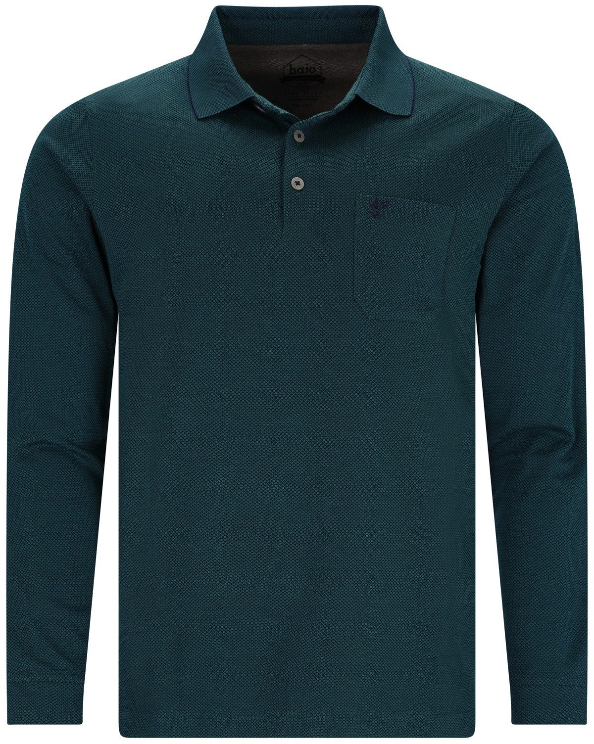 Hajo Langarm-Poloshirt