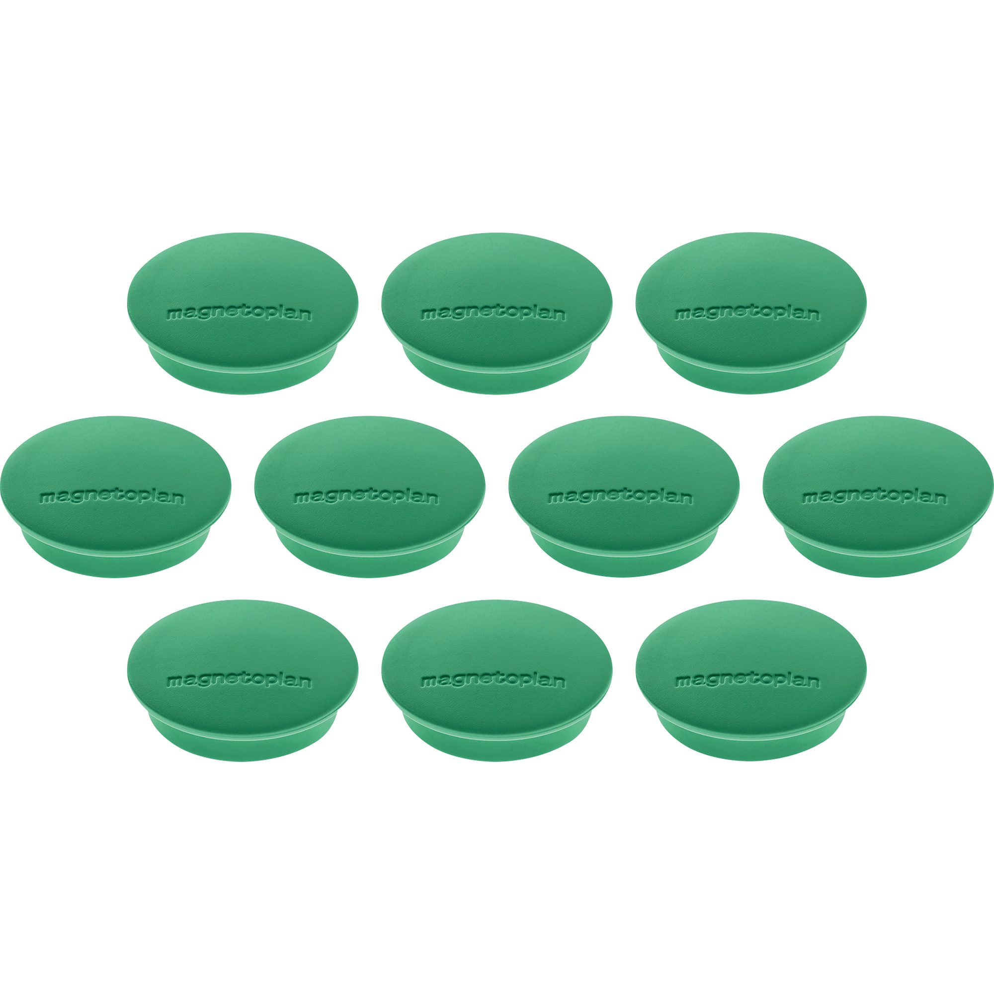 magnetoplan® Magnet Magnet Discofix Junior 1662105 34mm grün 10 Stück