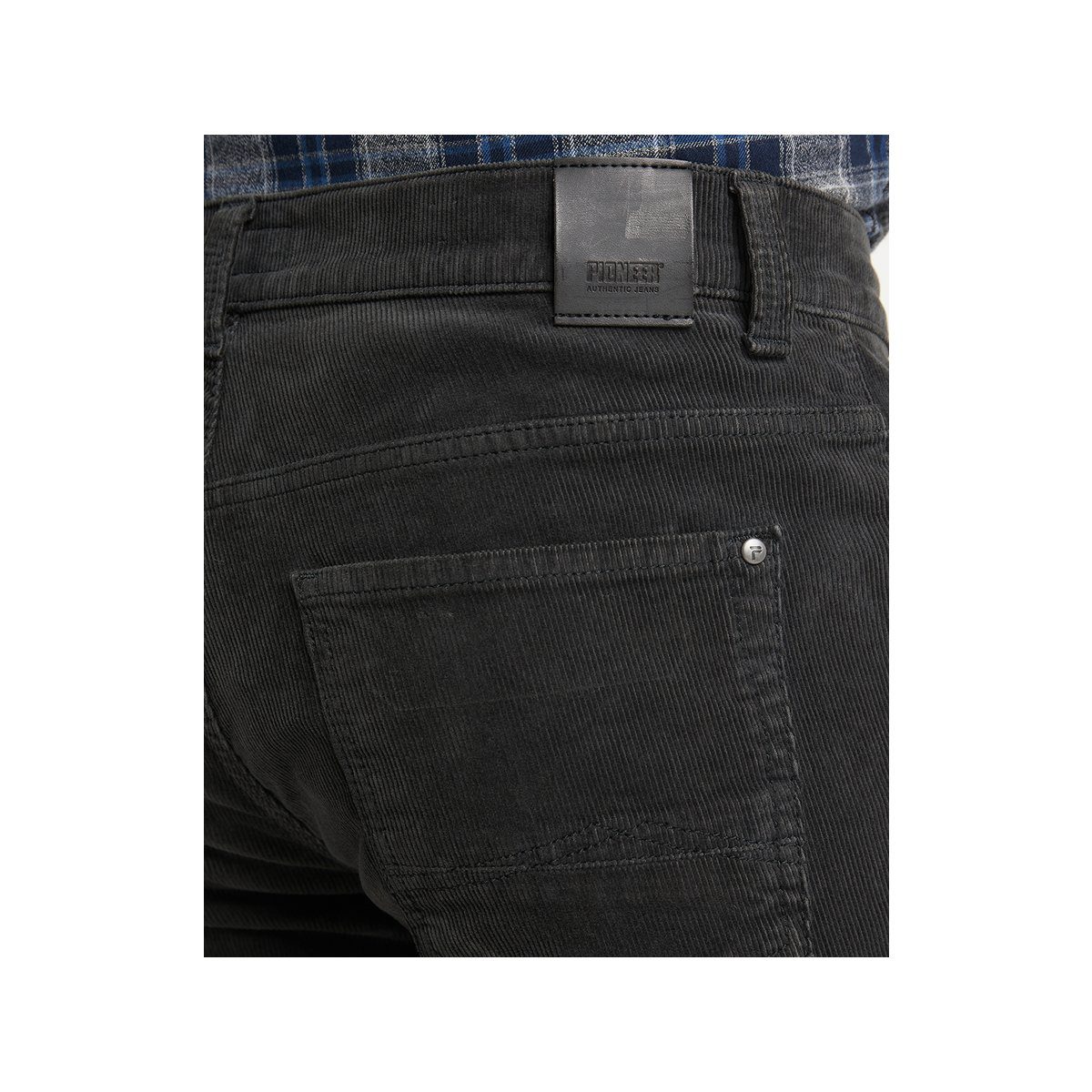 Jeans Authentic 5-Pocket-Jeans (1-tlg) Pioneer grau