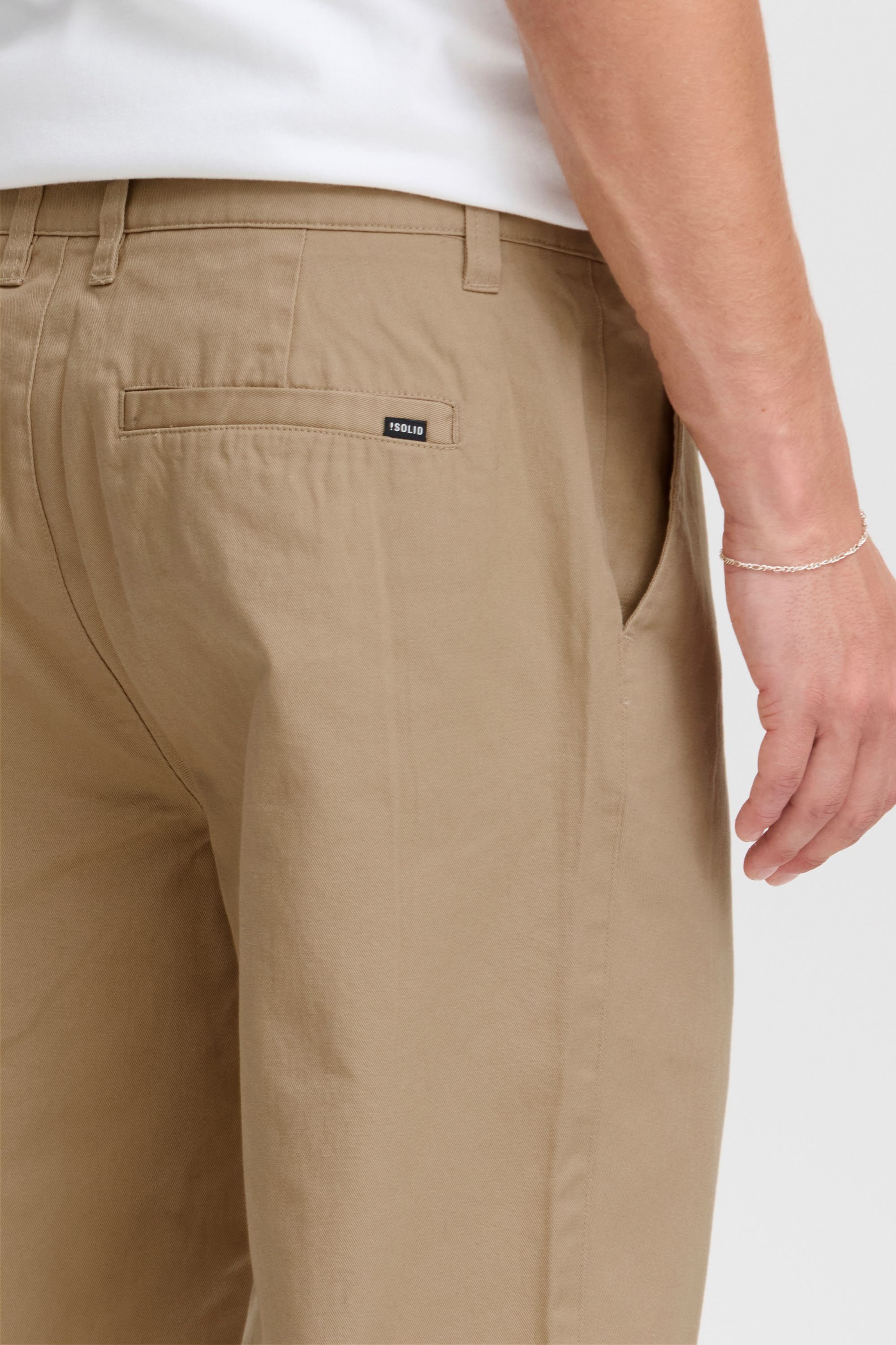 !Solid Chinohose SDMatt Moderne Stoffhose