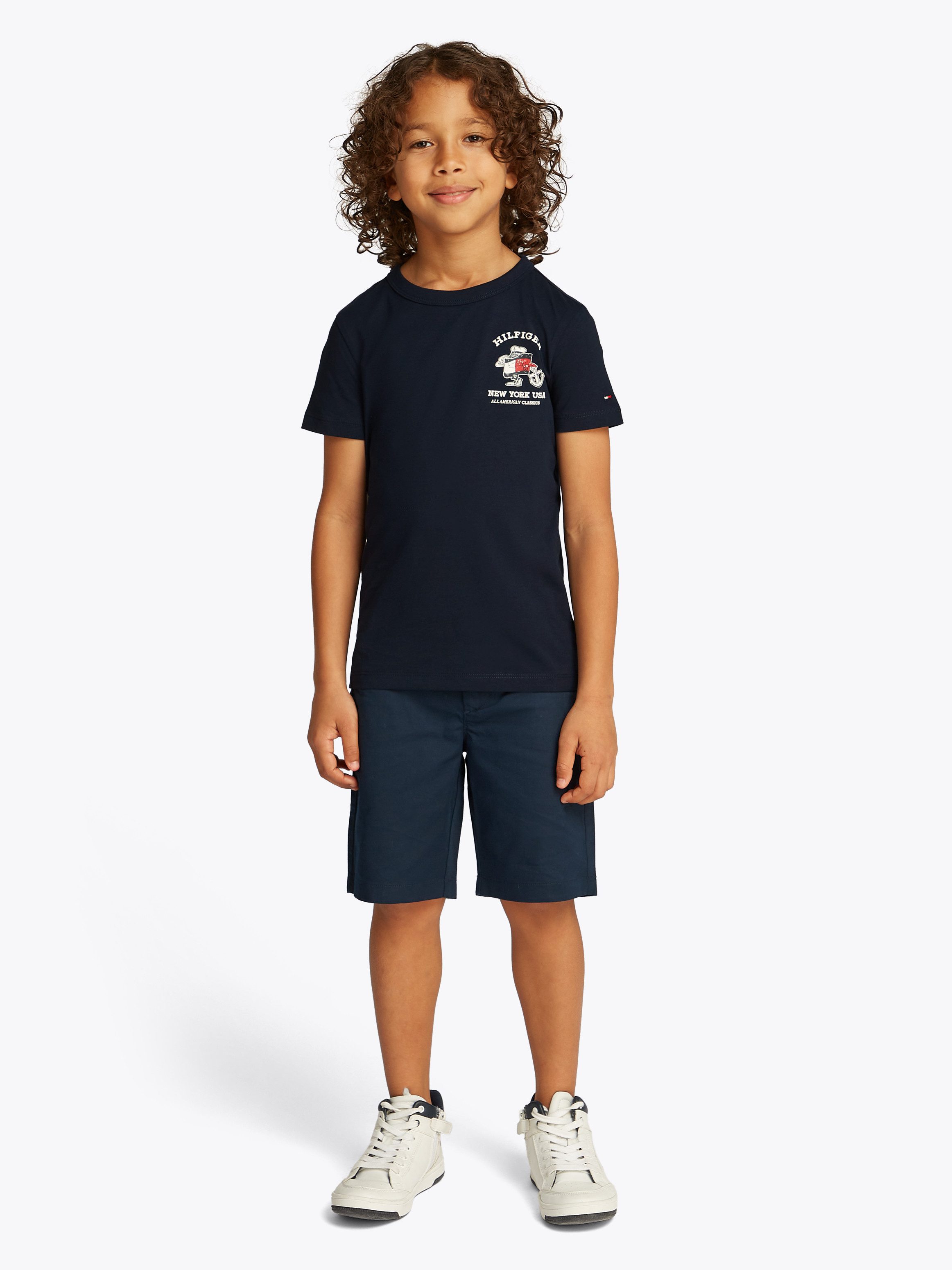 Tommy Hilfiger T-Shirt FLAG FUN TEE SS mit Grafik-Logo – Bild 2 von 5