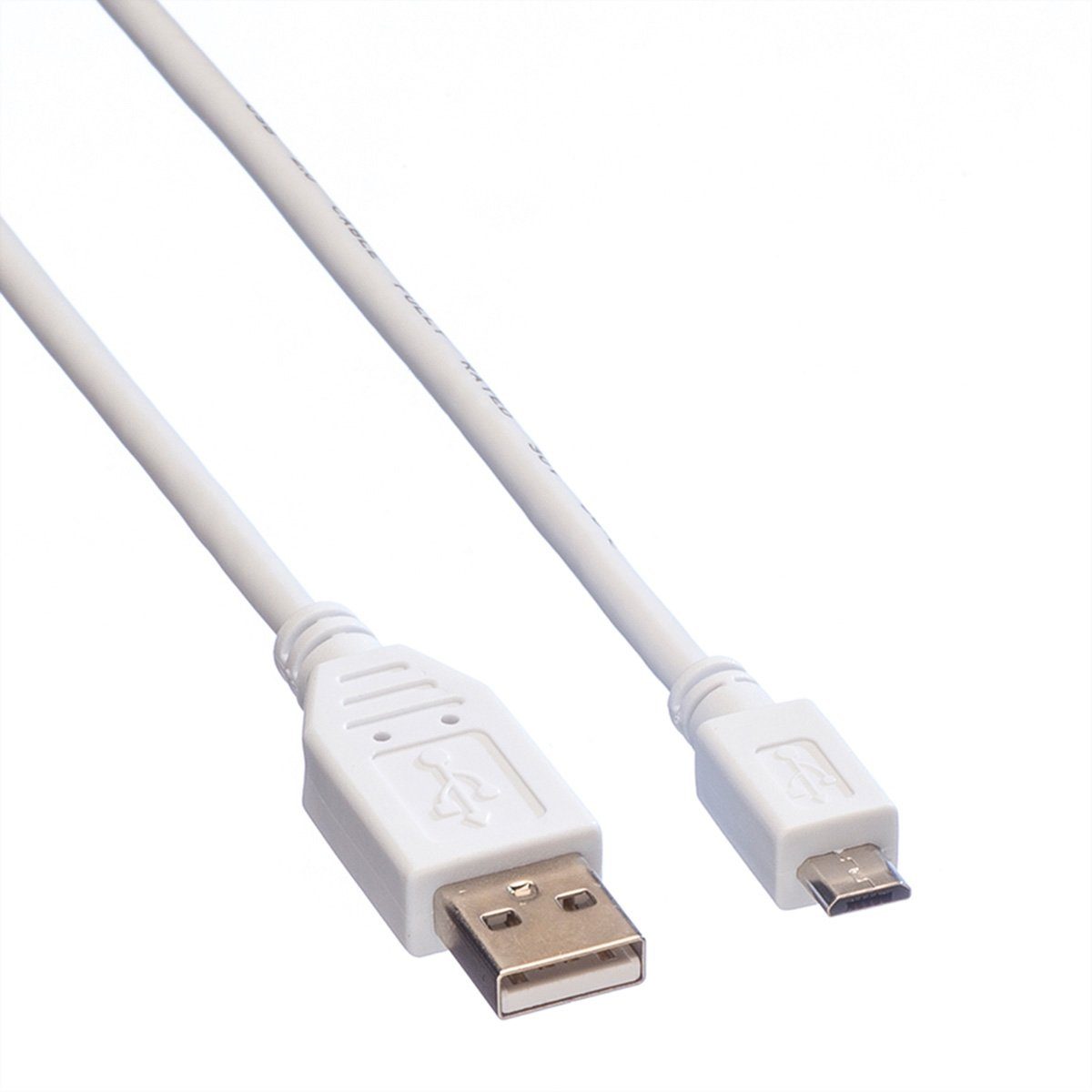 VALUE USB 2.0 Kabel USB-Kabel, USB 2.0 Typ A Männlich (Stecker), USB 2.0 Typ Micro B Männlich (Stecker) (15.0 cm), USB A ST - Micro USB B ST
