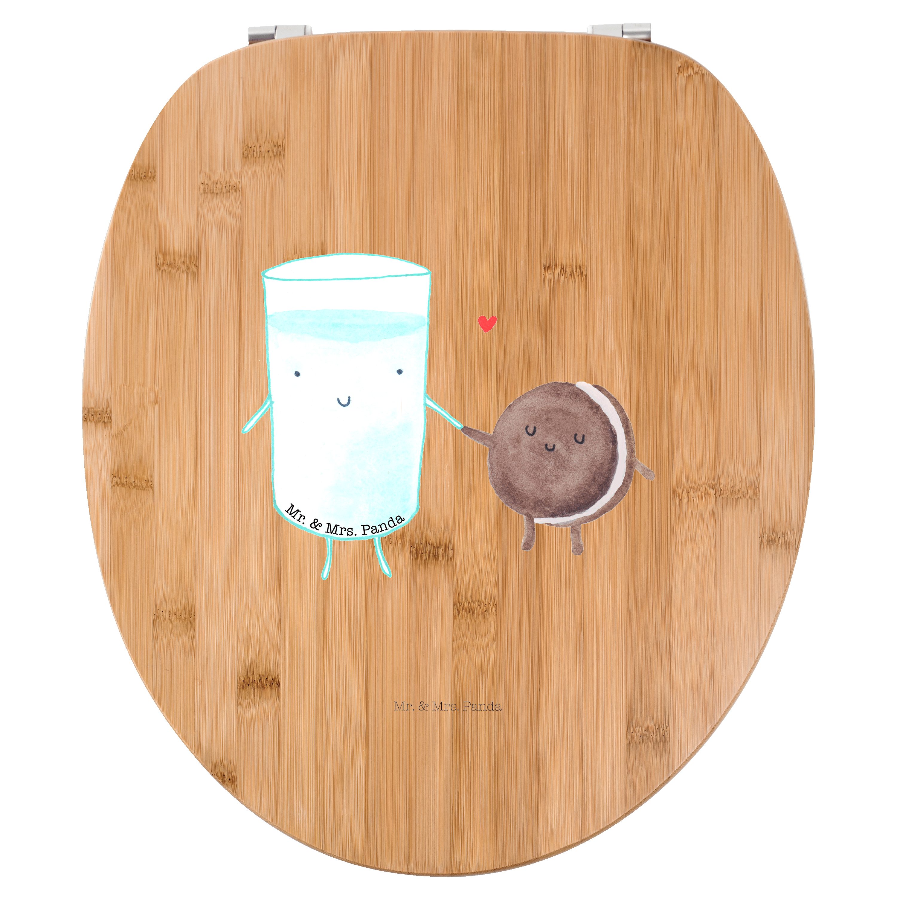 WC-Sitz Milch Keks - Transparent - Geschenk, Tiermotive, Toilette, Toilettend