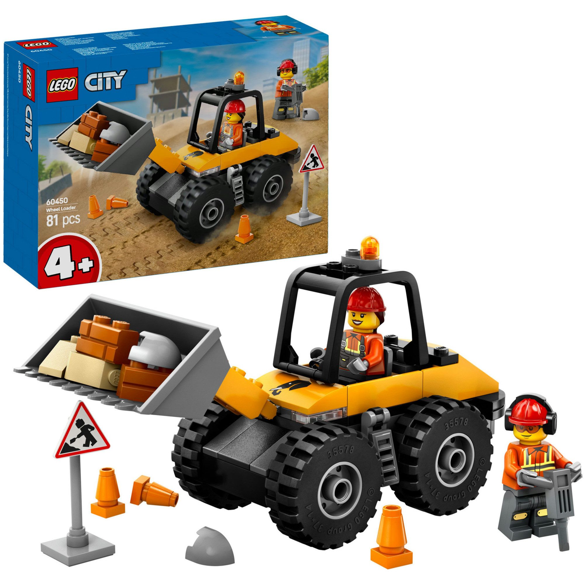 LEGO® LEGO City Radlader, Konstruktionsspielzeug Spielbausteine günstig online kaufen
