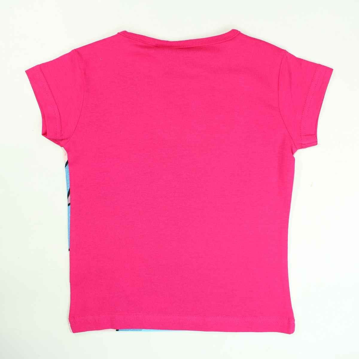 Gr. Kurze Stitch - & Hose 128 Set T-Shirt & tlg) (2 Lilo Shorty Mädchen 98 cm Pink