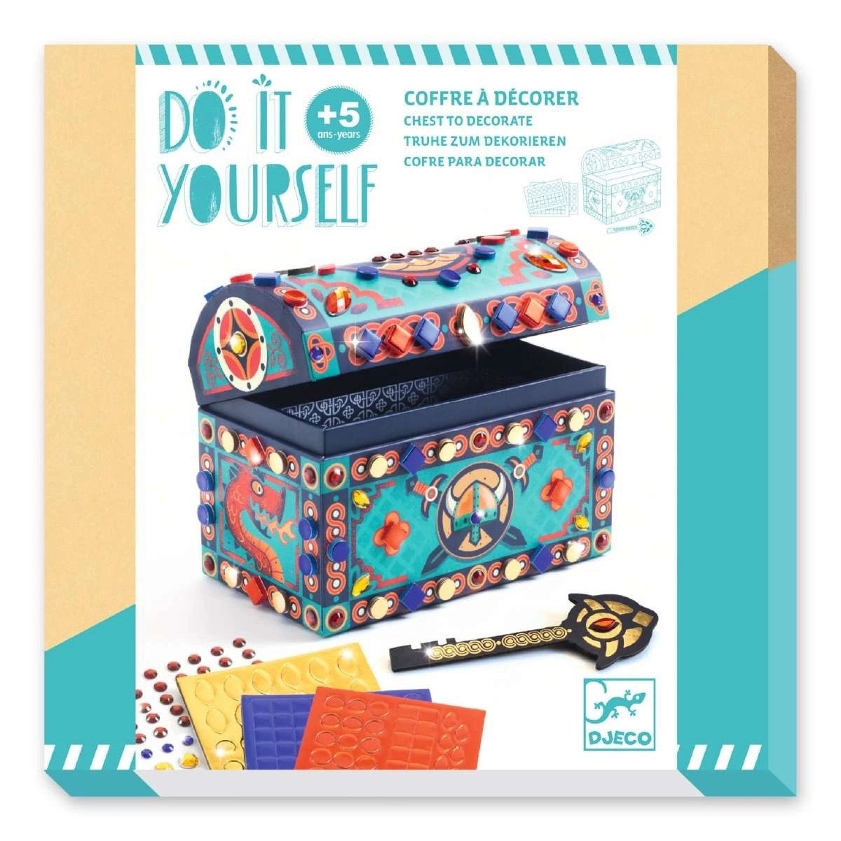 DJECO Kreativset Bastelkoffer – Super Tresor