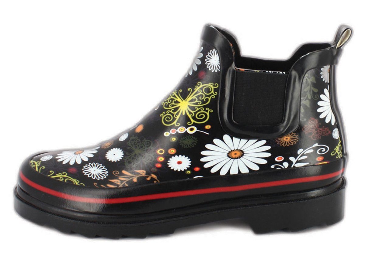 Beck Damen Chelsea Gummistiefel Daisy Gummistiefel (aus weichem Naturkautsc günstig online kaufen