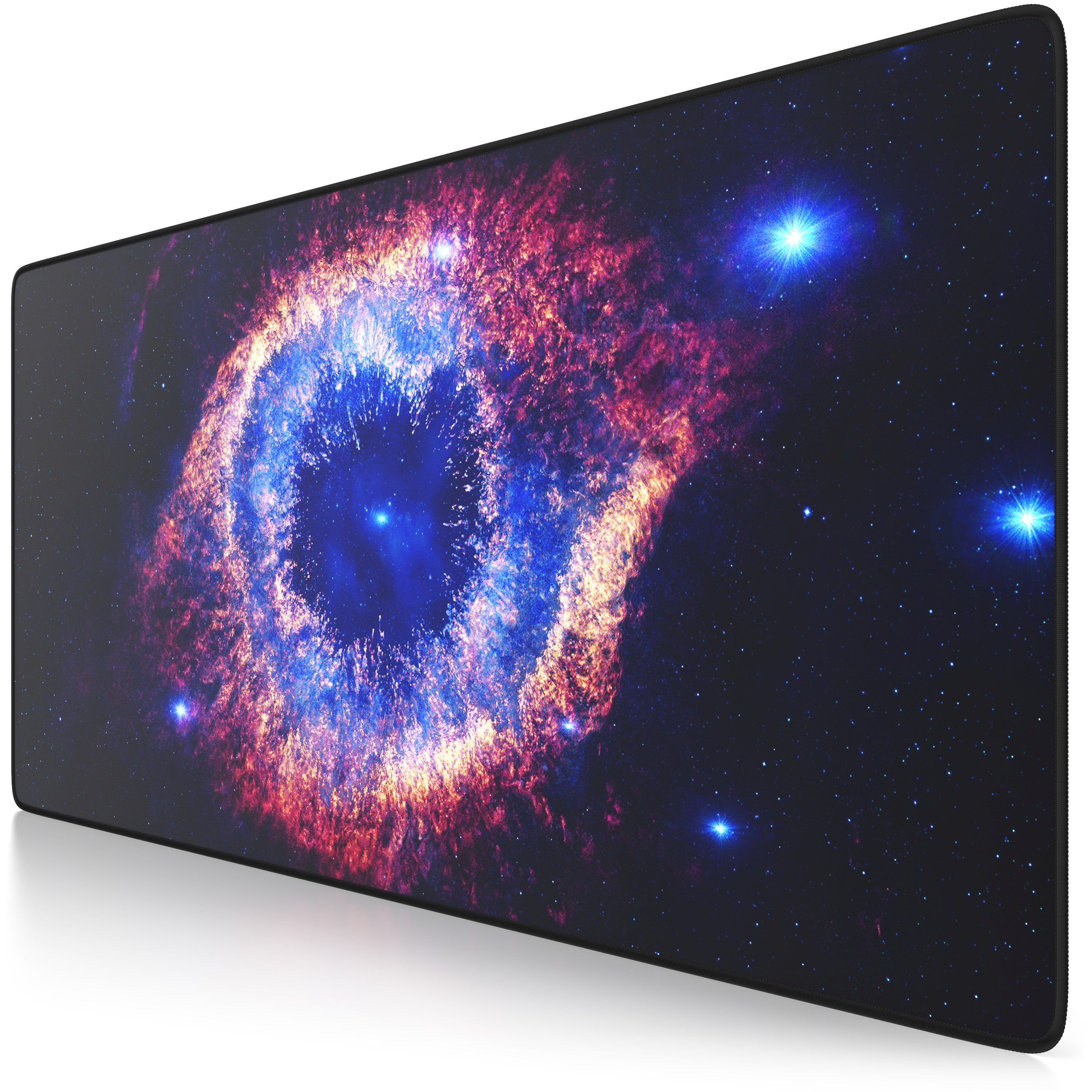 CSL Gaming Mauspad XXL Speed Mousepad 900 x 400 x 3 mm, große Tischunterlage, rutschfest, abwaschbar, Geschwindigkeit & Präzision, Supernova V2