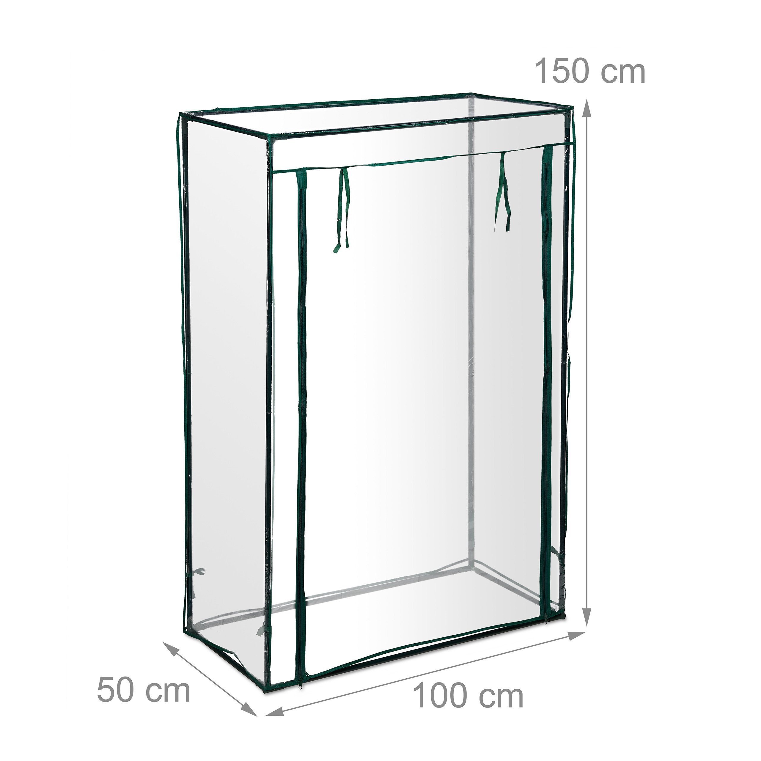 relaxdays Tomatengewächshaus 3 x Tomate...