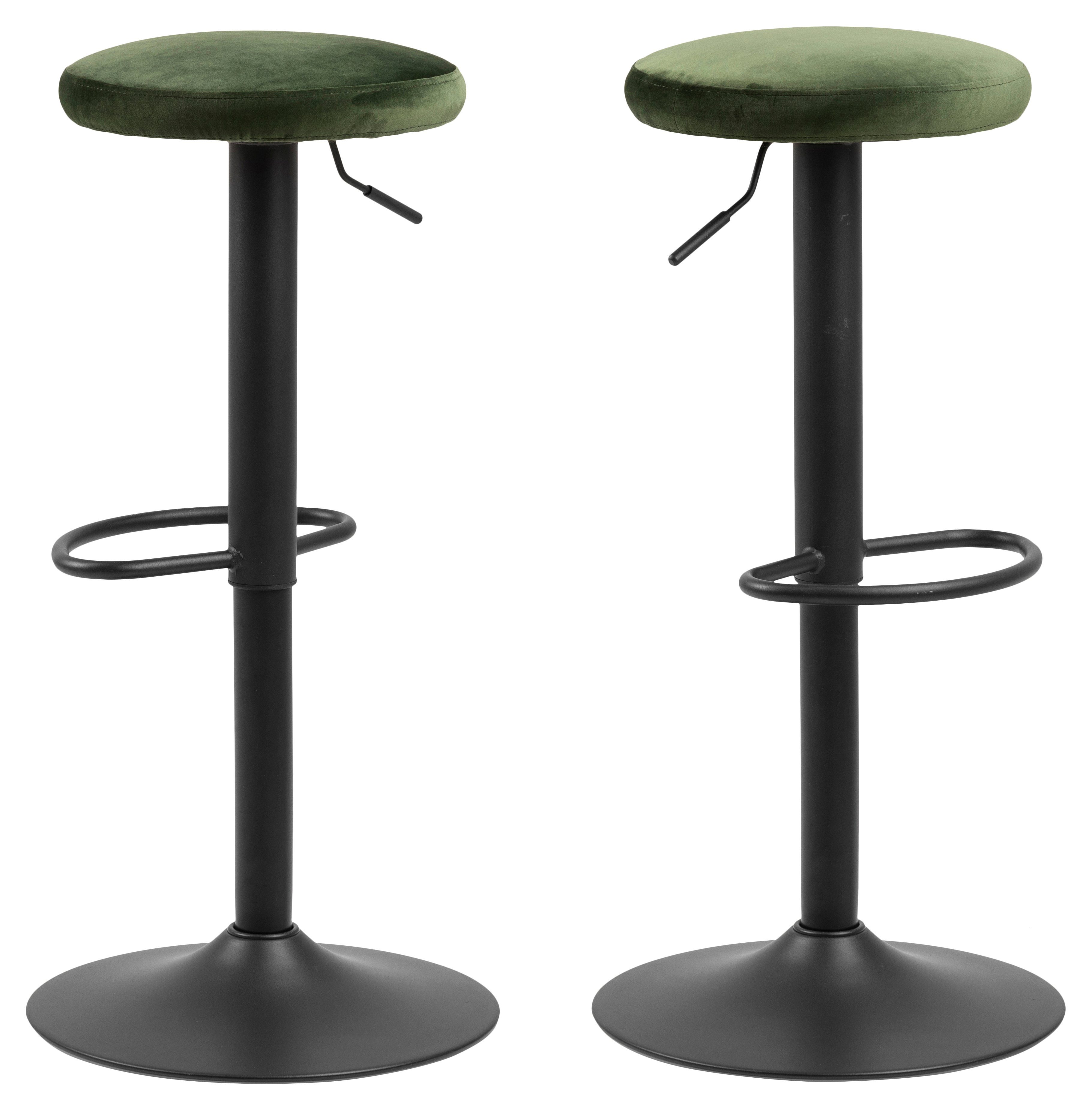 Barhocker 2er Set Finurly Barhocker grün.