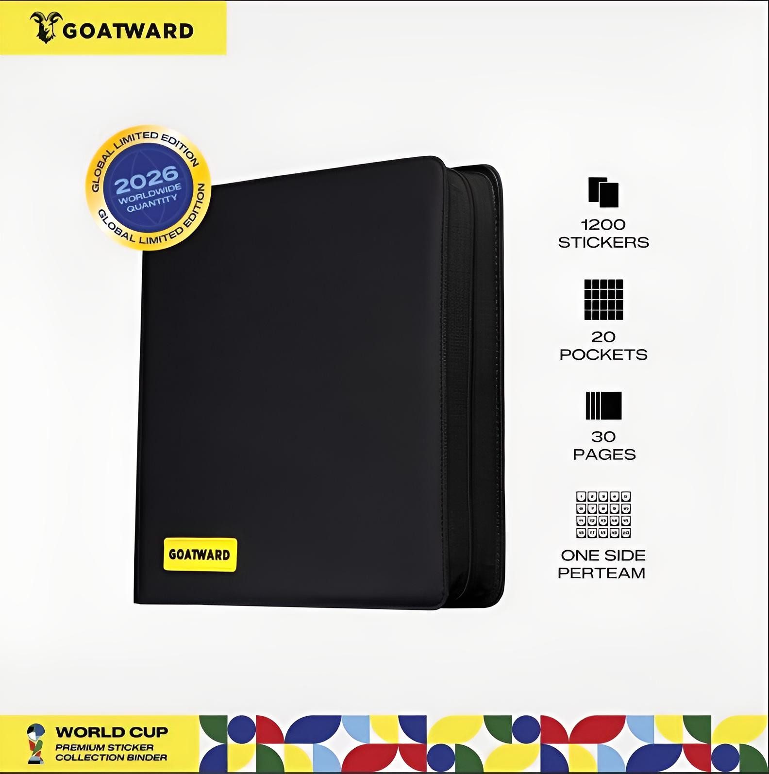 Sammelkarte Goatward - World Cup Premium Sticker Binder black