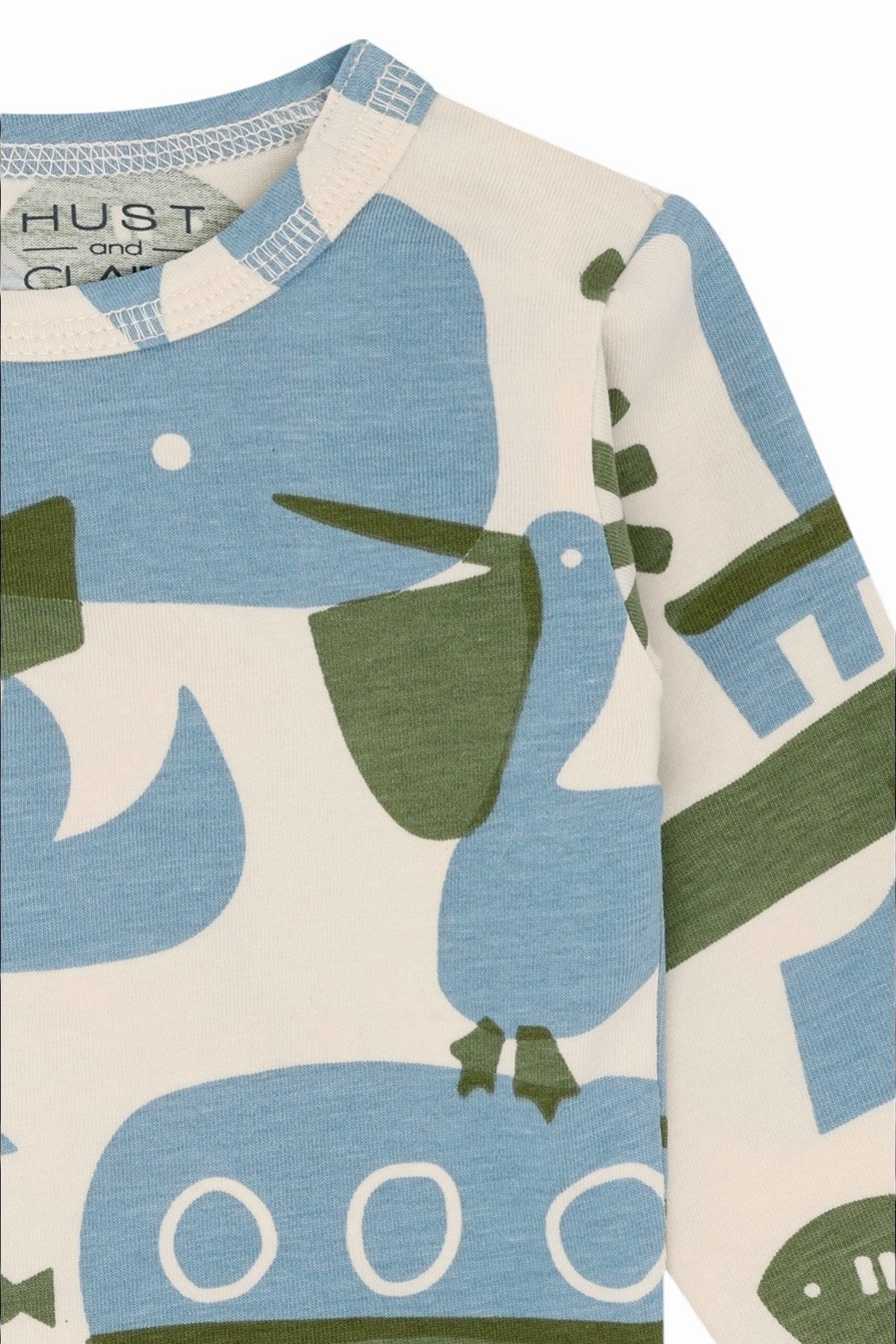 Hust & Claire Langarmbody Billy Oceanlife (1-tlg) Hust & Claire Body “Billy Oceanlife” Langarm, Allover-Print, Jungs