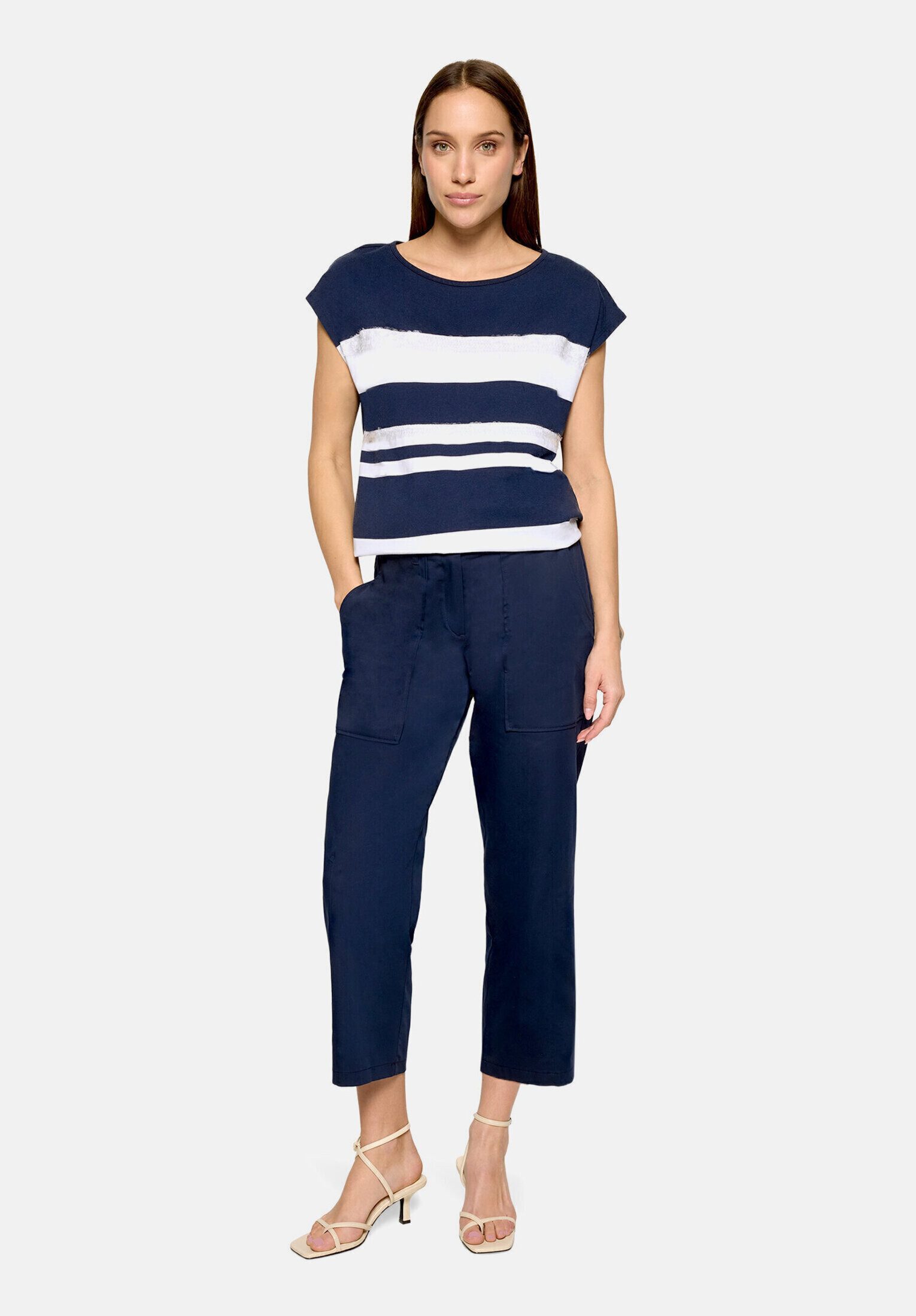 Betty Barclay Kurzarmshirt Damen mit Ringel (1-tlg)