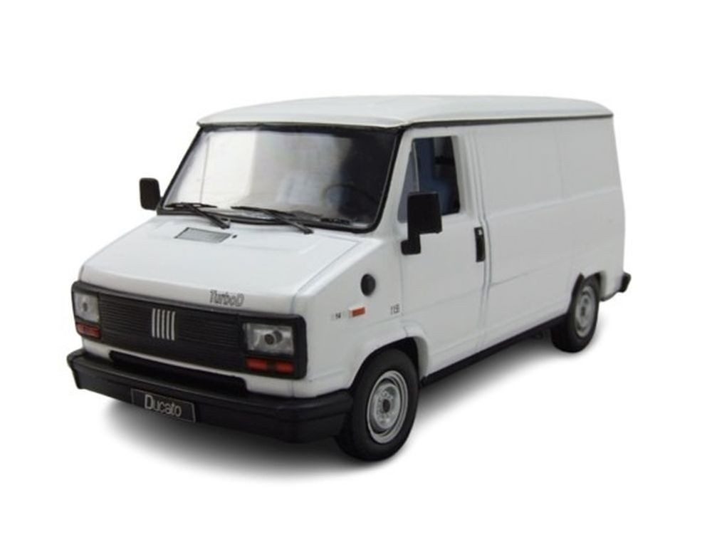 ixo Models Modellauto Fiat Ducato 1982 weiß, Maßstab 1:43