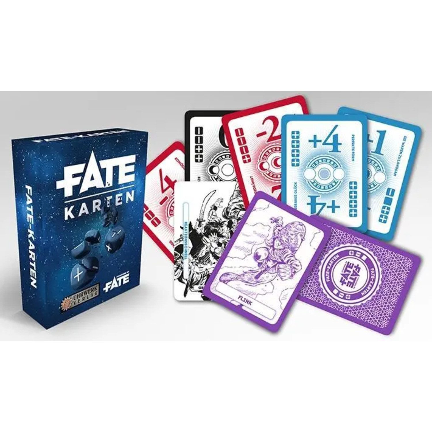 Uhrwerk Verlag Spiel Fate-Karten
