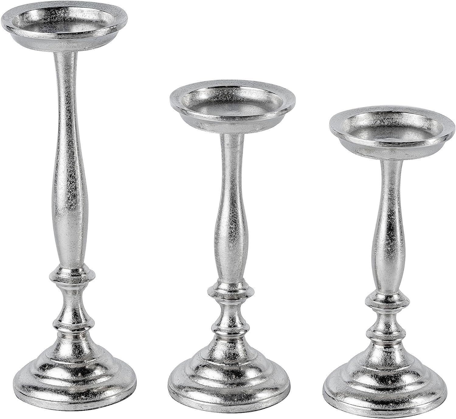 MichaelNoll Kerzenständer Kerzenständer 3er Set Silber günstig online kaufen