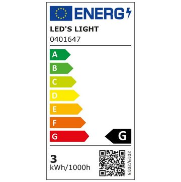 LED's light LED Dekolicht 0401643_01 LED-Treppenstufenbeleuchtung, LED, für 15 Stufen dimmbar 22W warmweiß