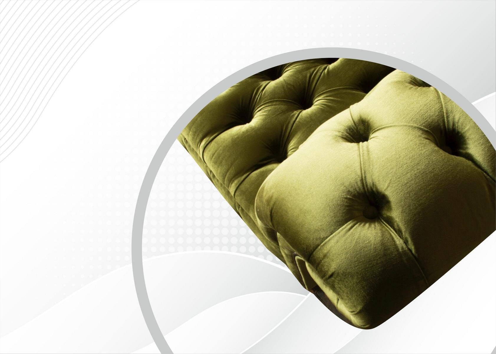 Sofa Chesterfield-Sofa, Couch Sitzer 2 Chesterfield Design JVmoebel cm 185