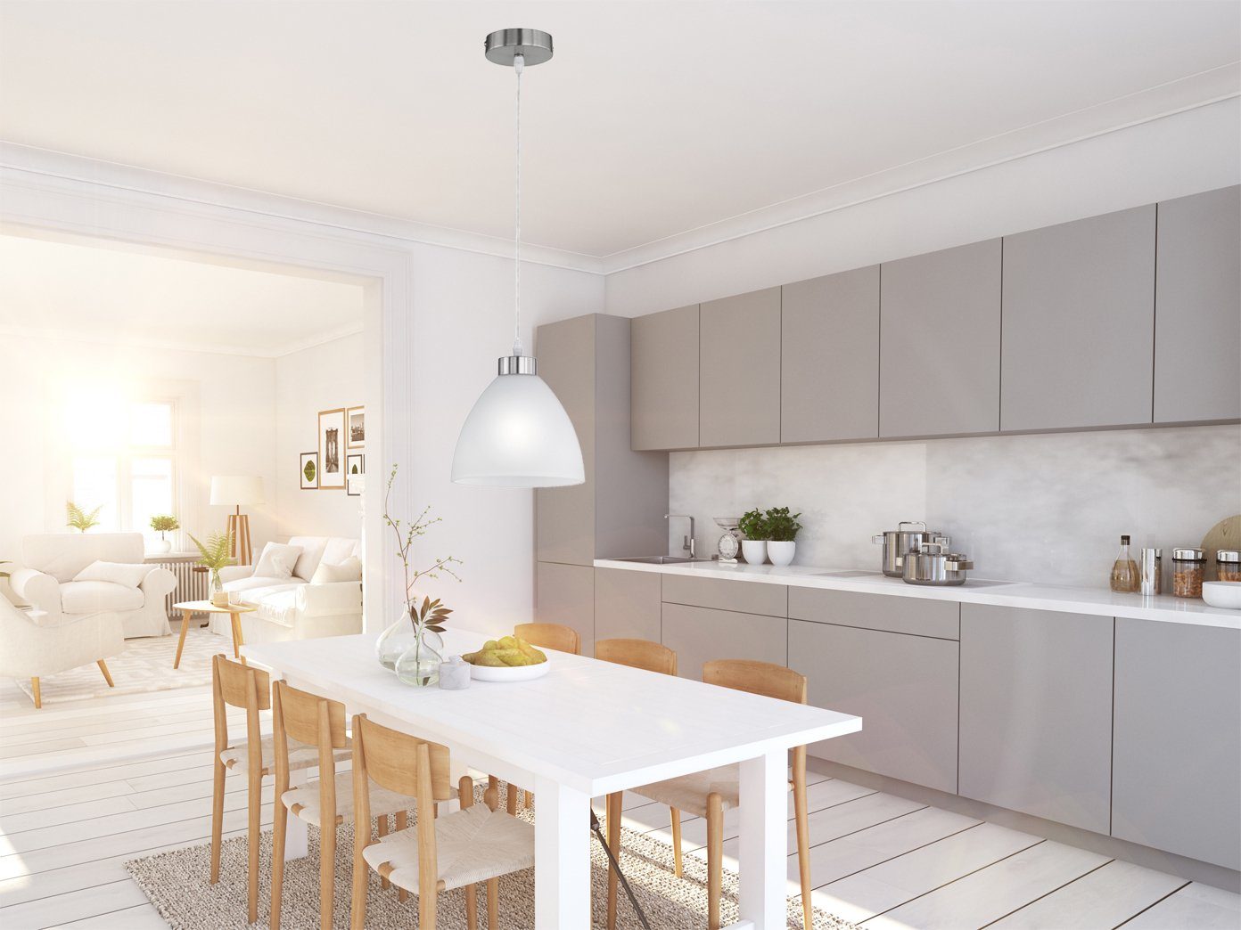 Reality Leuchten LED Pendelleuchte, Dimmfunktion, LED günstig online kaufen